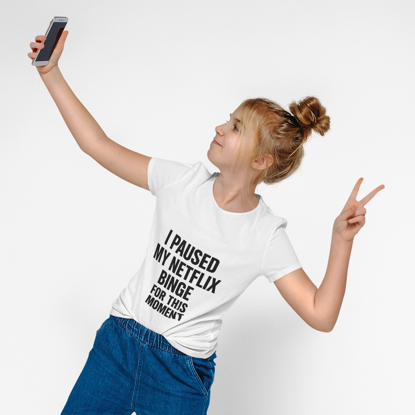 Netflix Binge Unisex Heavy Cotton Tee | Funny Gift for Streamers, Movie Night Shirt, Casual Wear, Cozy Home Outfit, Quarantine Gift