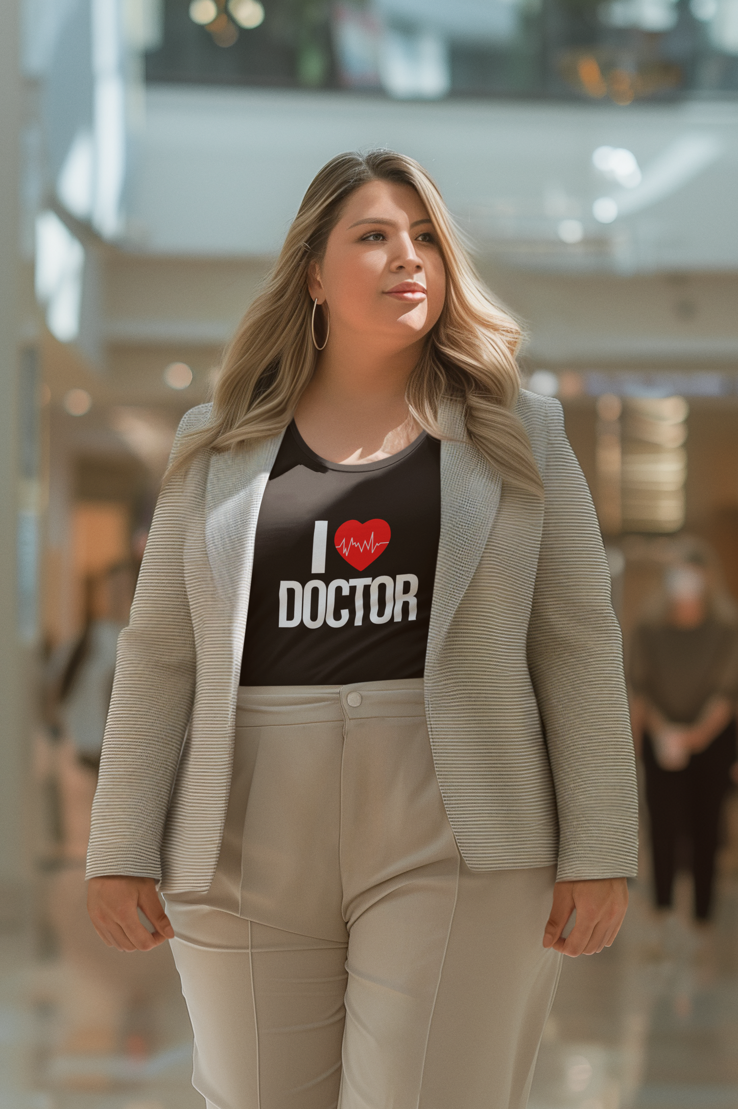 I Love Doctor Long Sleeve T-Shirt, Gift for Doctors, Nurse Appreciation, Medical Student Apparel, Health Care Worker Shirt, Fun Doctor Tee