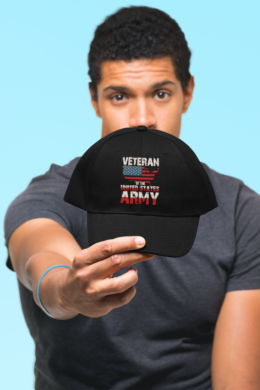 Veteran Snapback Cap, Military Hat, Independence Day Gift, Army Apparel, Patriotic Headwear, Veteran Merchandise