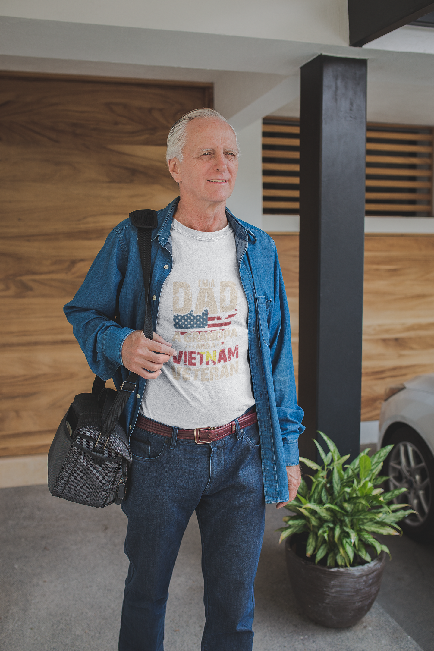 Vietnam Veteran Dad T-Shirt, Unisex Heavy Cotton Tee for Father's Day, Patriotic Gift, Grandpa Shirt, Memorial Day Tops