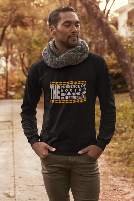 The Presence of Doctor Tee, Unisex T-Shirt, Medical Humor Gift, Doctor's Day, Healthcare Apparel, Patient’s Cure Shirt