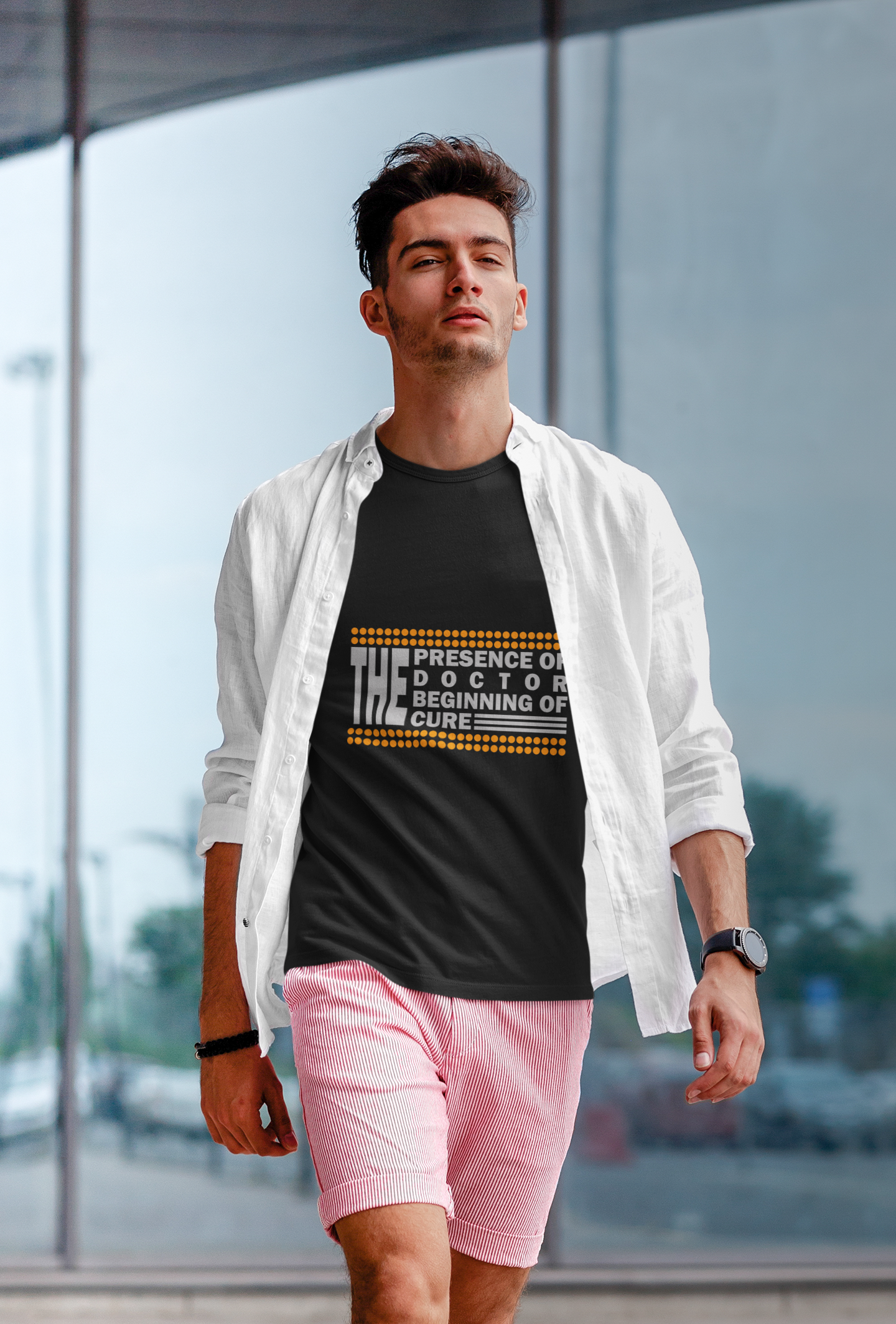 The Presence of Doctor Tee, Unisex T-Shirt, Medical Humor Gift, Doctor's Day, Healthcare Apparel, Patient’s Cure Shirt