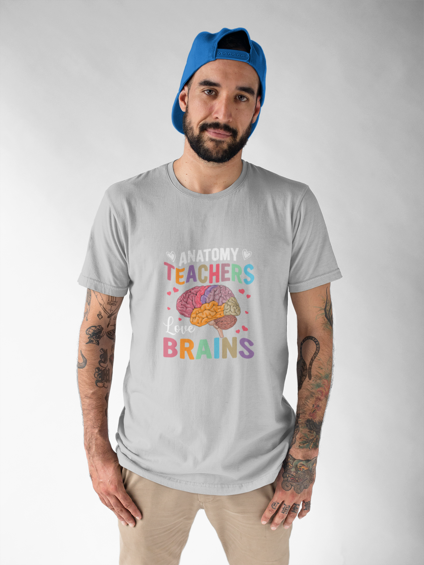 Anatomy Teacher Tee, Unisex Heavy Cotton Shirt, Funny Teacher Gift, Science Teacher Apparel, Classroom Humor Top, Brain Design T-shirt
