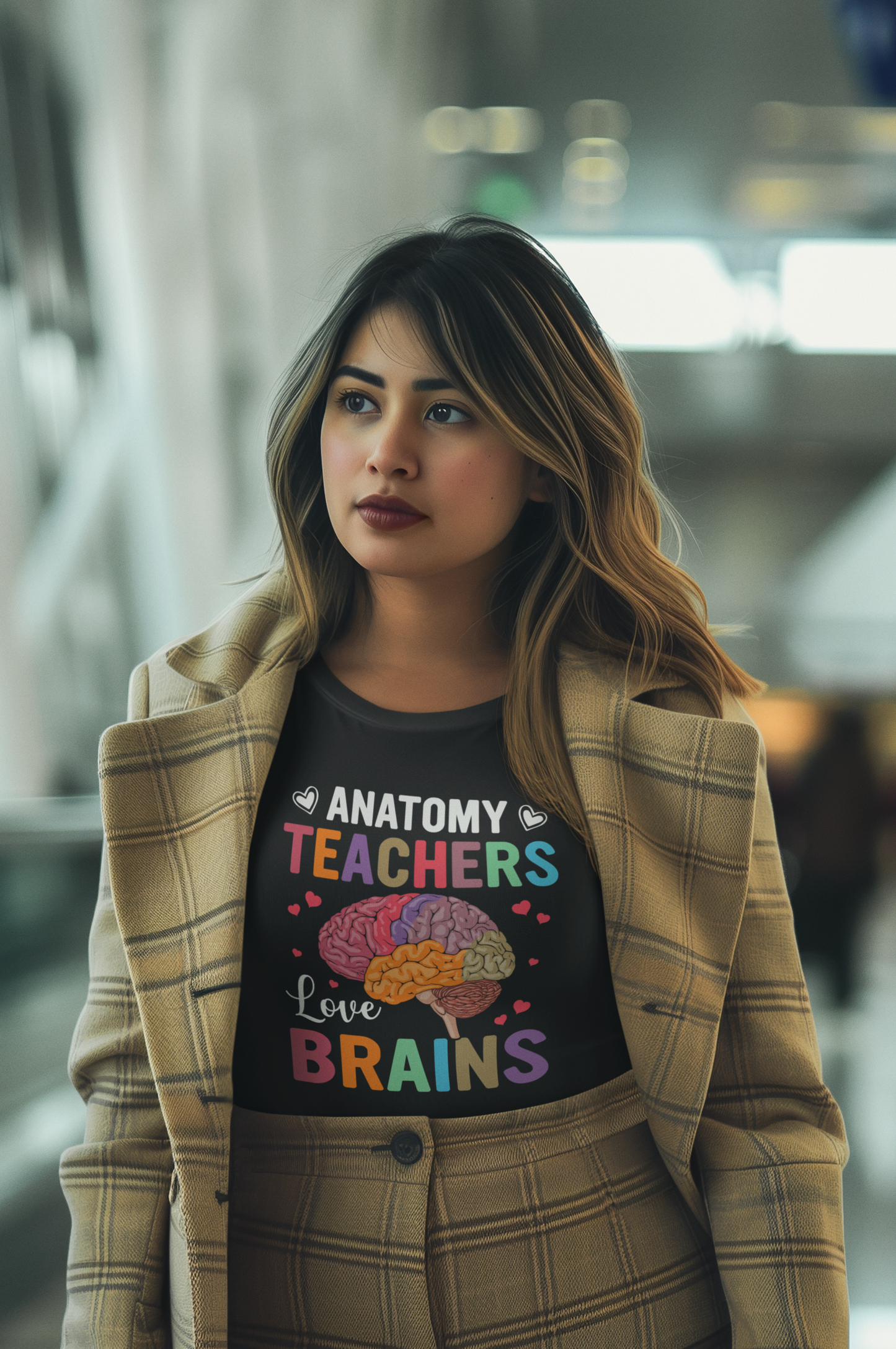 Anatomy Teacher Tee, Unisex Heavy Cotton Shirt, Funny Teacher Gift, Science Teacher Apparel, Classroom Humor Top, Brain Design T-shirt