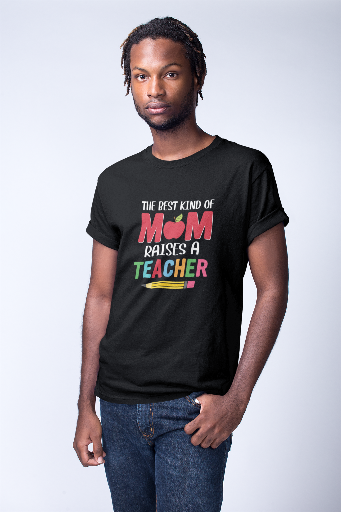 Mom Teacher Tee - Unisex Heavy Cotton, Gift for Teachers, Back to School Shirt, Funny Mom Shirt, Cute Teacher Apparel