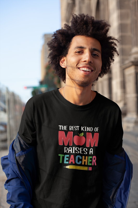 Mom Teacher Tee - Unisex Heavy Cotton, Gift for Teachers, Back to School Shirt, Funny Mom Shirt, Cute Teacher Apparel