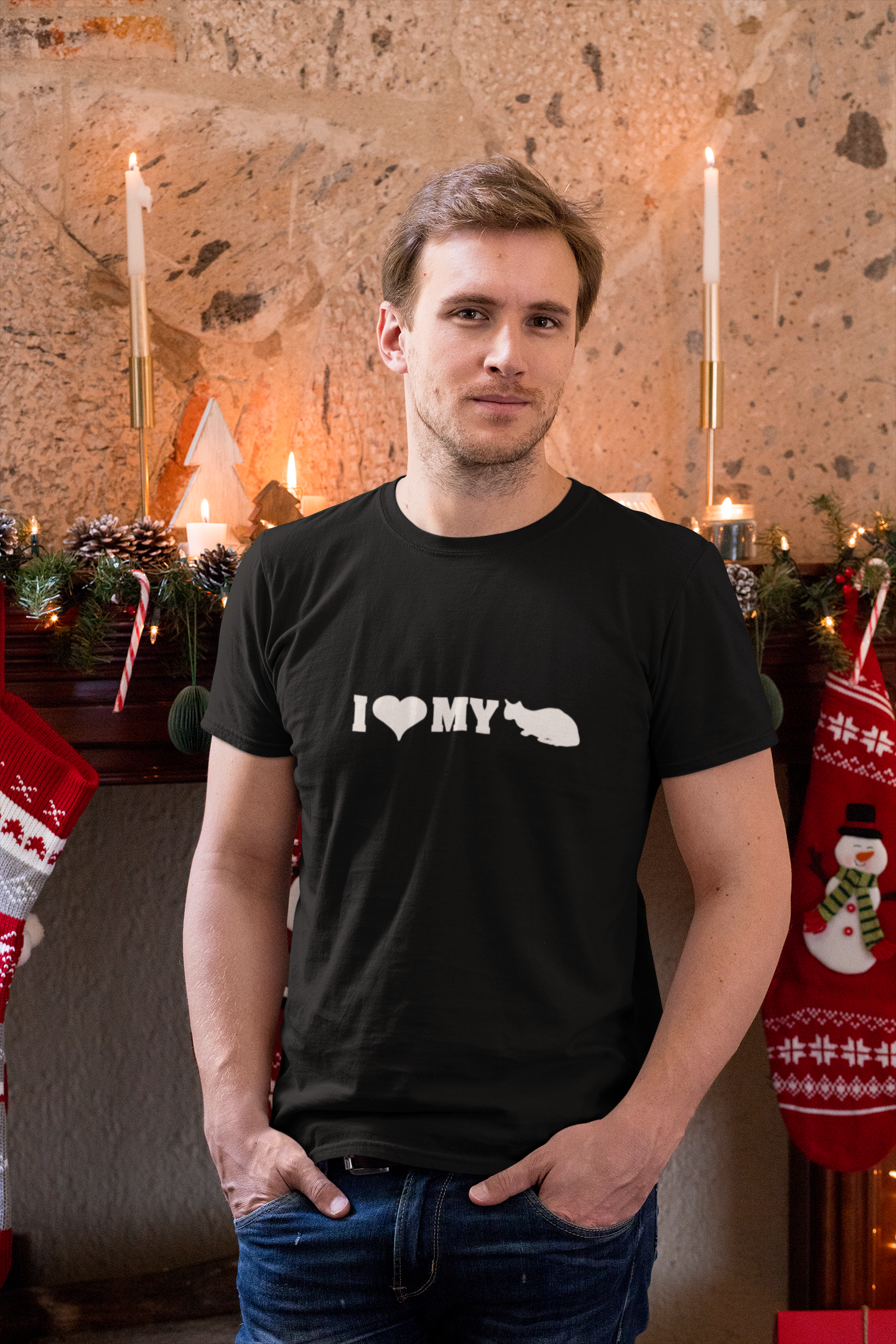 I Love My Cat Unisex Heavy Cotton Tee, Cute Animal Shirt, Gift for Pet Lovers, Funny Tee for Cat Owners, Casual Wear, Playful [...]