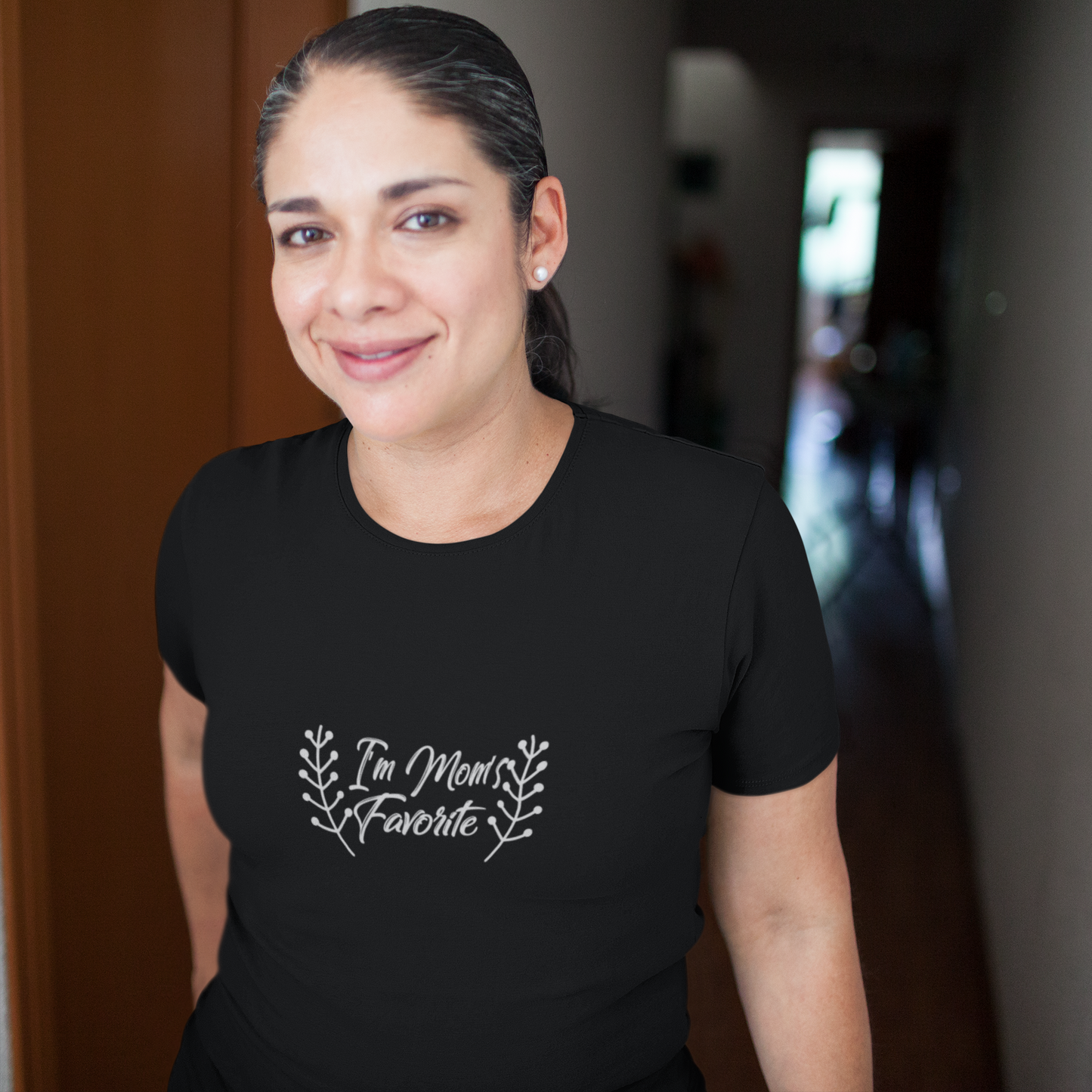 I'm Mom's Favorite T-Shirt, Unisex Tee, Gift for Moms, Casual Wear, Family Reunion, Birthday Gift, Funny Mom Shirt