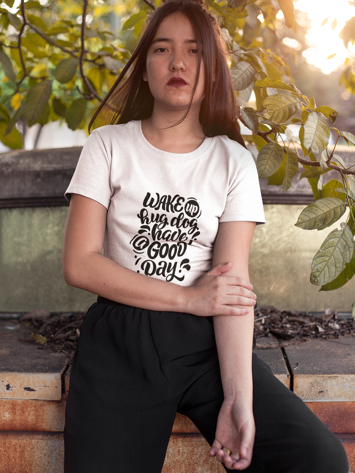 Unisex Softstyle T-Shirt - Wake Up Hug Dog Have a Good Day, Dog Lover Tee, Casual Gift, Pet Owner Shirt, Inspirational Apparel, [...]