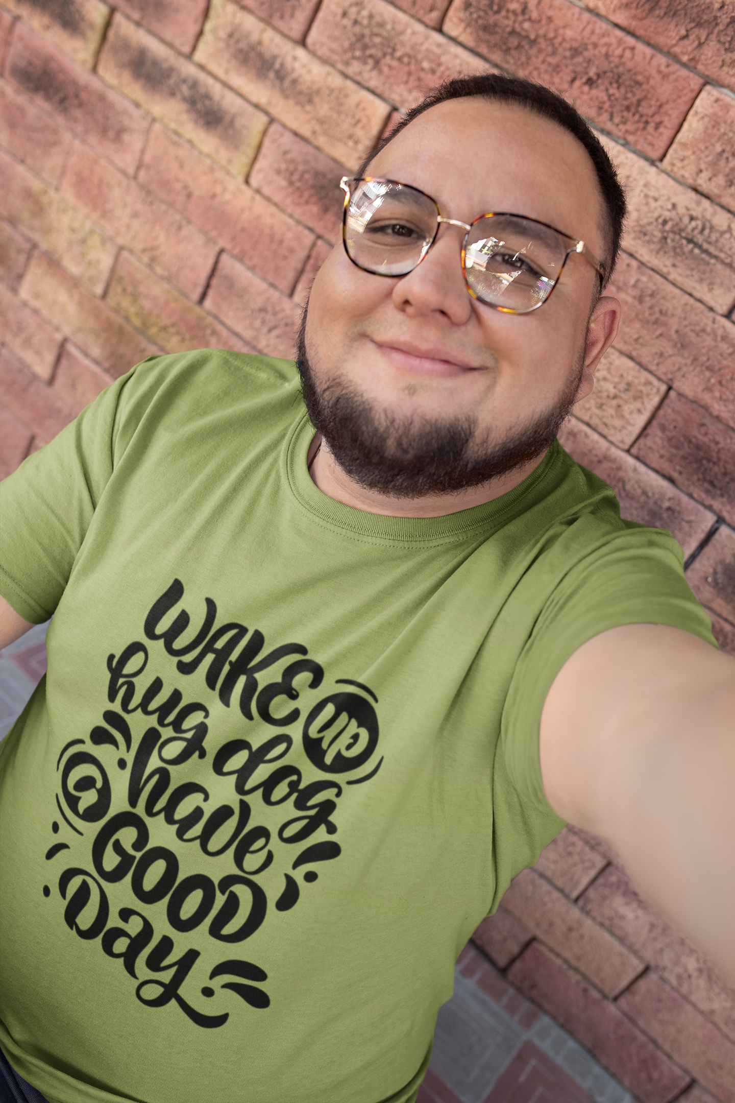 Unisex Softstyle T-Shirt - Wake Up Hug Dog Have a Good Day, Dog Lover Tee, Casual Gift, Pet Owner Shirt, Inspirational Apparel, [...]