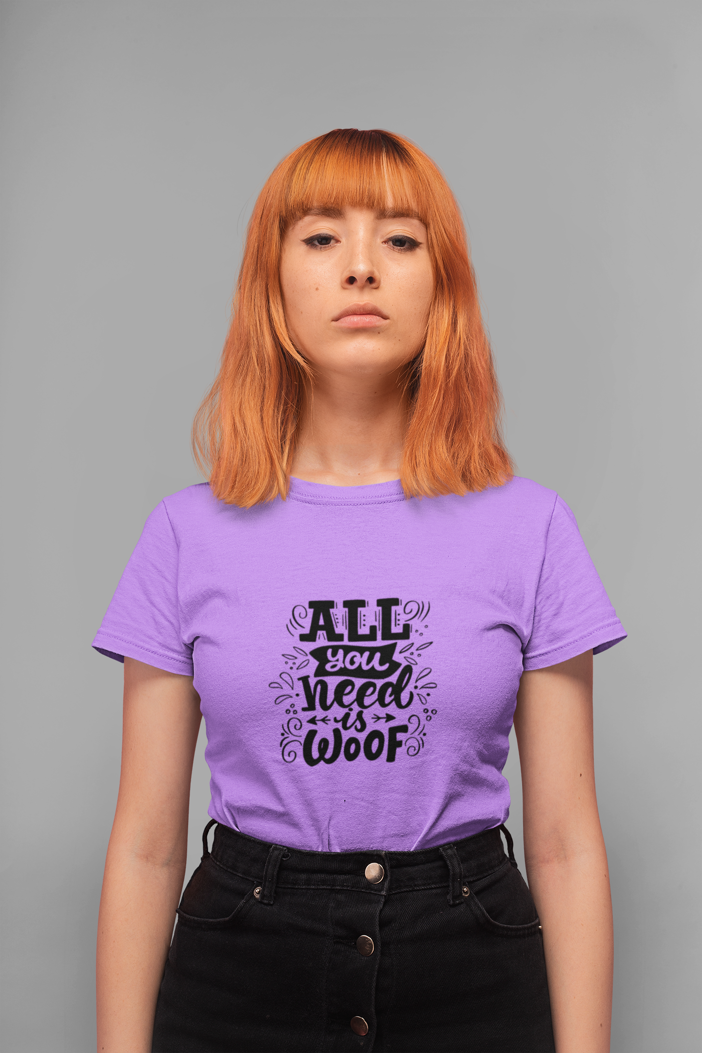 Unisex Dog Lover T-Shirt - "All You Need is Woof" - Perfect for Pet Owners, Gifts, Casual Wear, Animal Lovers, Birthdays