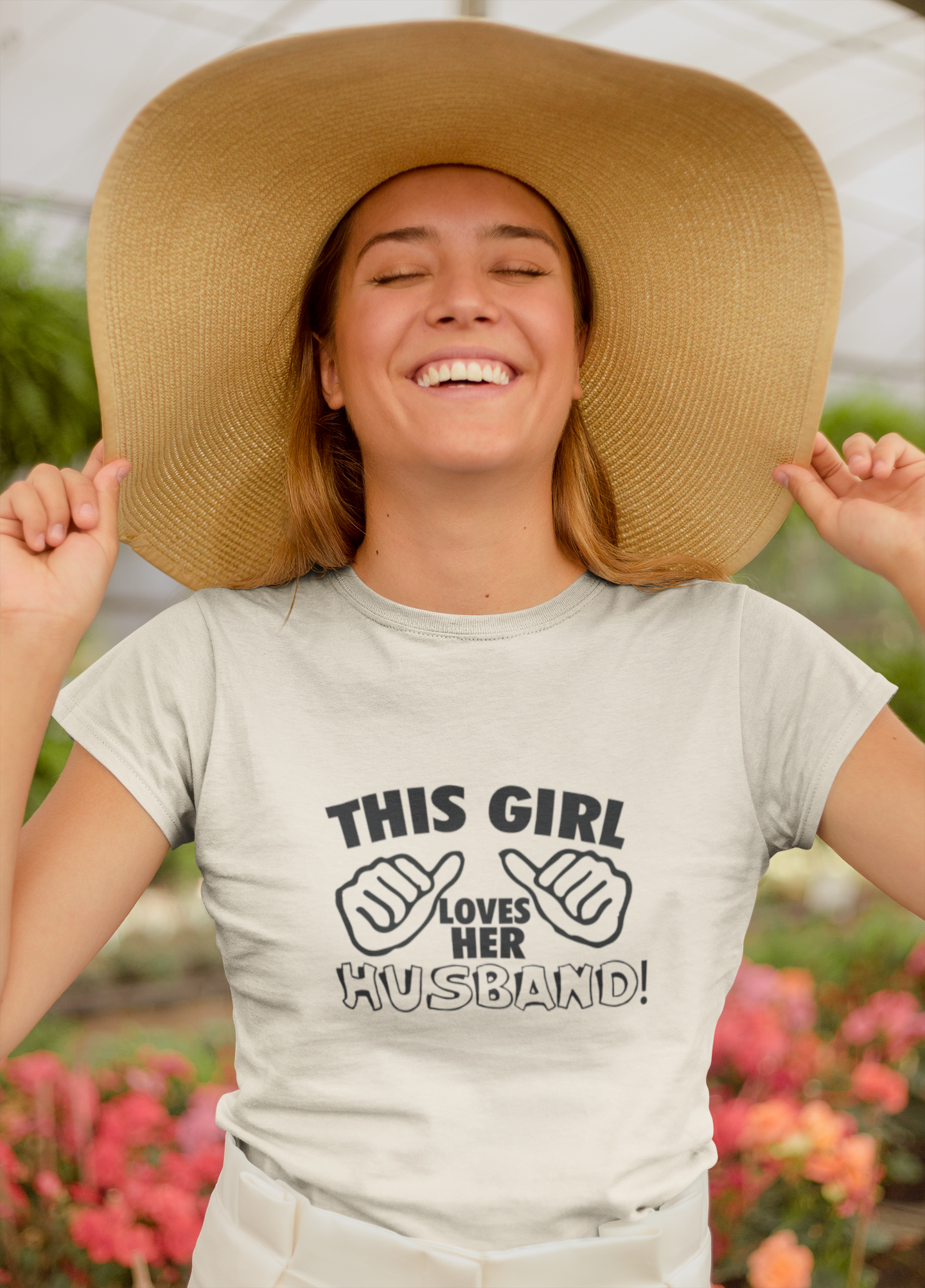 This Girl Loves Her Husbands Unisex T-Shirt - Funny Gift for Wives, Casual Wear, Family Reunion, Humorous Tee, Unique Summer Outfit