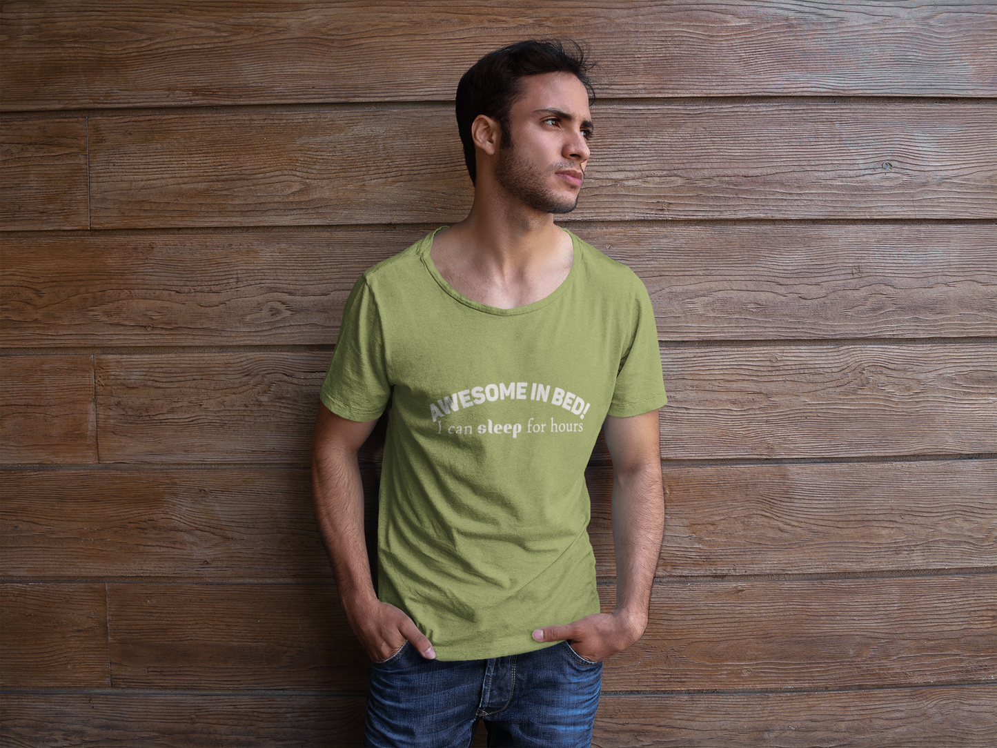 Awesome in Bed Unisex T-Shirt - Funny Sleep Tee, Gift for Sleepers, Cozy Casual Wear, Birthday Gift, Sleepover Shirt