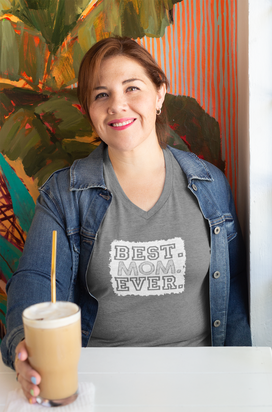 Best Mom Ever Unisex Tee - Perfect Gift for Mother's Day, Birthday, Family Events, Casual Wear, Gifts for Moms
