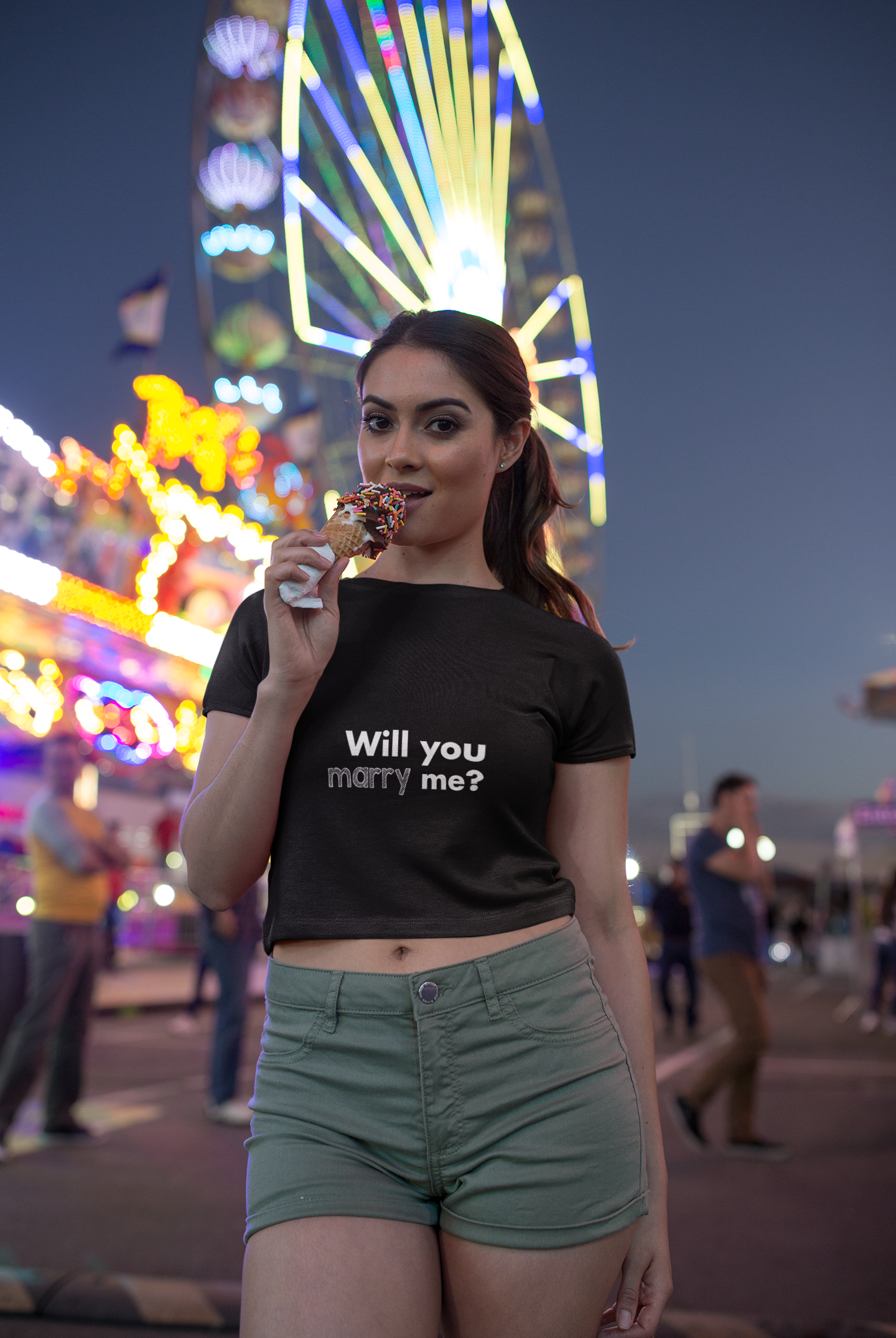 Will you marry me? Unisex Softstyle T-Shirt - Cozy Everyday Tee for Men and Women, Great for Casual Outings, Gifts, Birthdays, and Relaxed Events