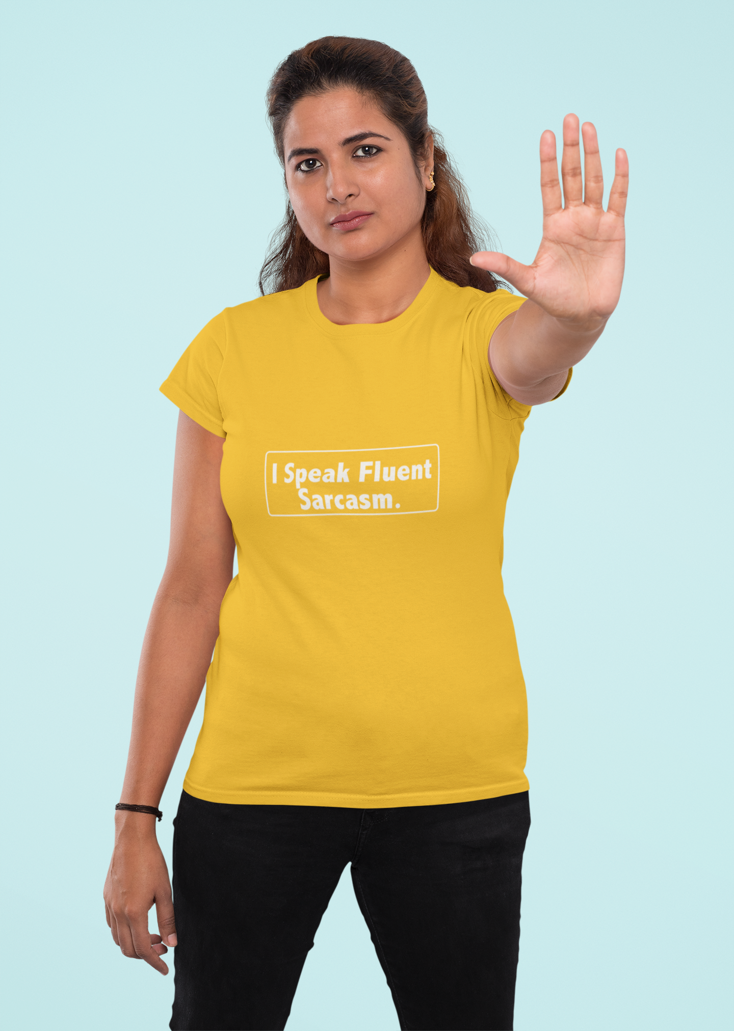 I speak fluent Sarcasm - Sarcastic Humor T-Shirt | Funny Gift for Friends, Casual Wear, Birthday Present, Unisex Graphic Tee, Sarcasm Clothing