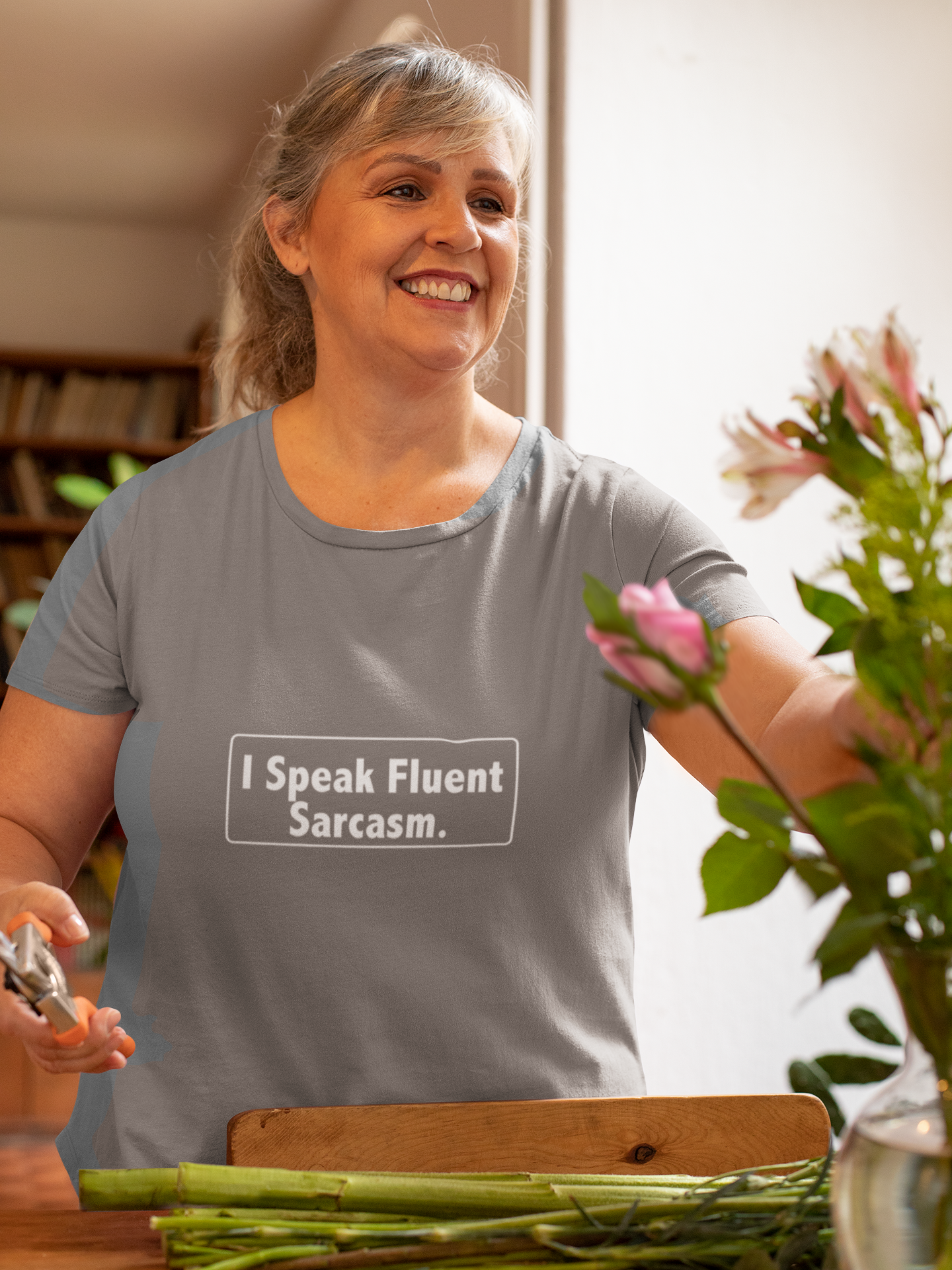 I speak fluent Sarcasm - Sarcastic Humor T-Shirt | Funny Gift for Friends, Casual Wear, Birthday Present, Unisex Graphic Tee, Sarcasm Clothing