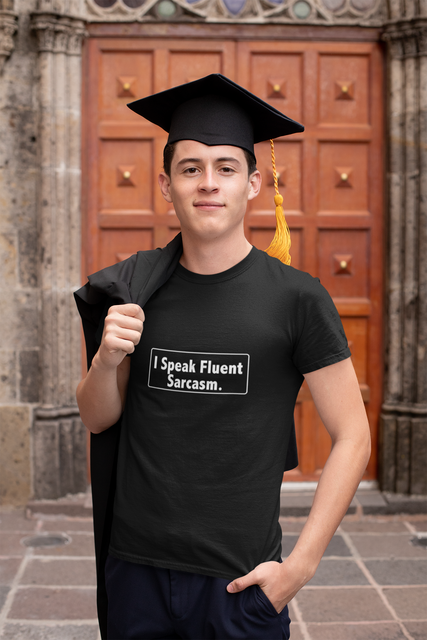 I speak fluent Sarcasm - Sarcastic Humor T-Shirt | Funny Gift for Friends, Casual Wear, Birthday Present, Unisex Graphic Tee, Sarcasm Clothing