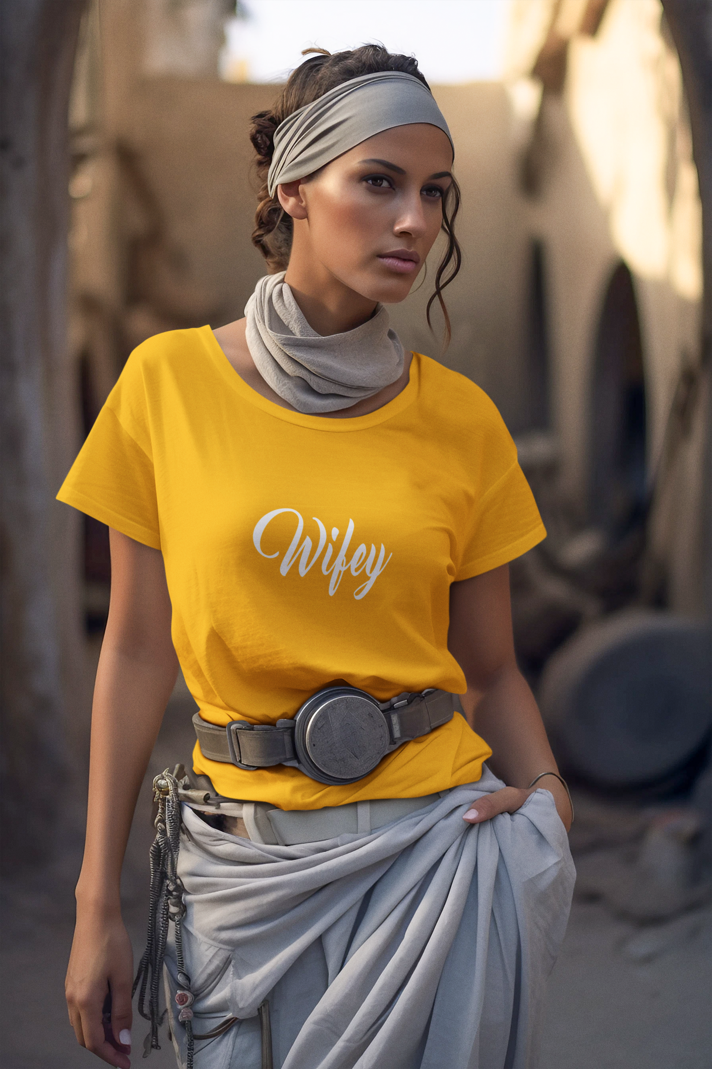 Wifey Unisex Cotton Tee - Cute Girlfriend Gift, Casual Fashion, Valentine's Day, Engagement, Wedding Party Tee