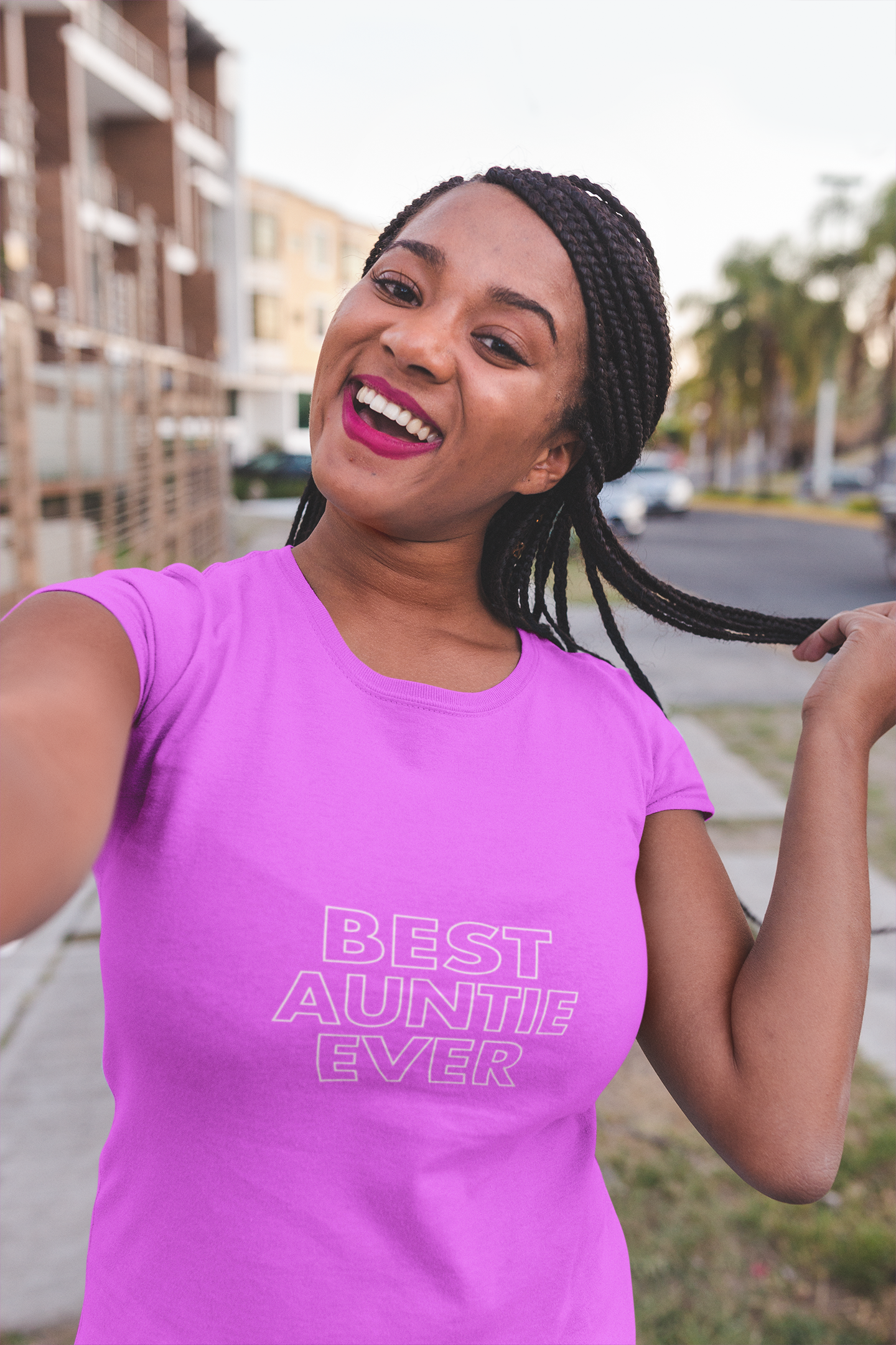 Best Auntie Ever Unisex Cotton Tee, Gift for Aunt, Cute Aunt Shirt, Mother's Day Gift, Family Tee, Everyday Casual Wear