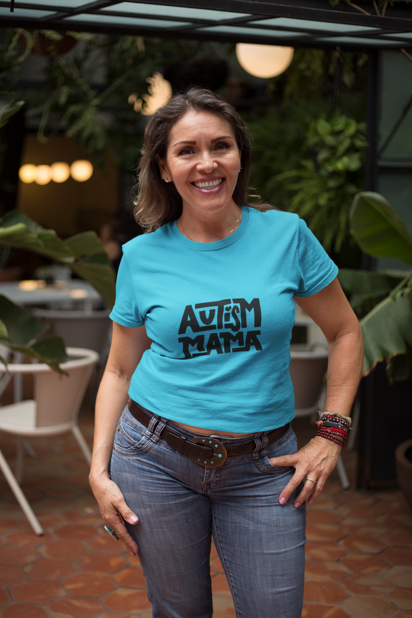 Autism Mama Heavy Cotton Tee | Supportive Unisex Shirt, Meaningful Gift for Autism Awareness, Casual Wear, Everyday Comfort, Gift for Moms