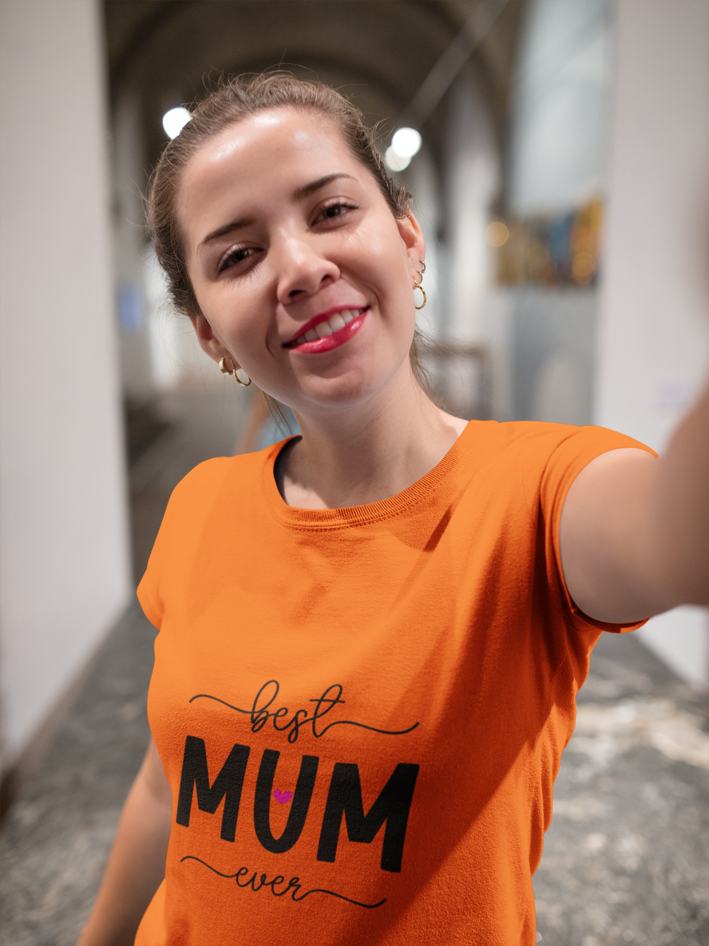 Best Mum Ever Unisex Heavy Cotton Tee | Mother's Day Gift, Casual Wear, Birthday Present, Family Design, Unique Tee