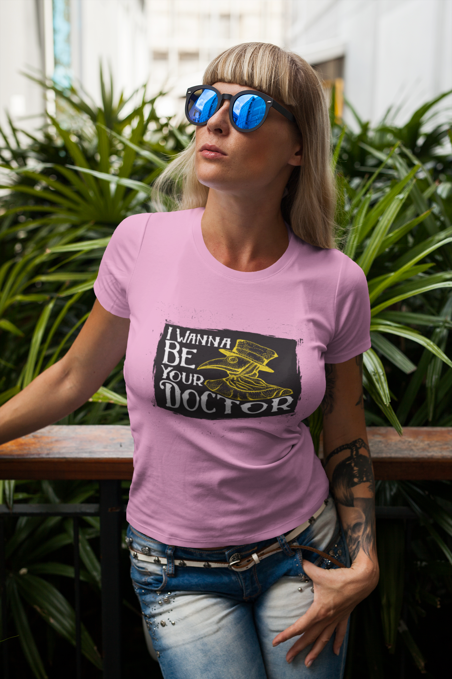 I wanna be your doctor funny  Unisex Heavy Cotton Tee