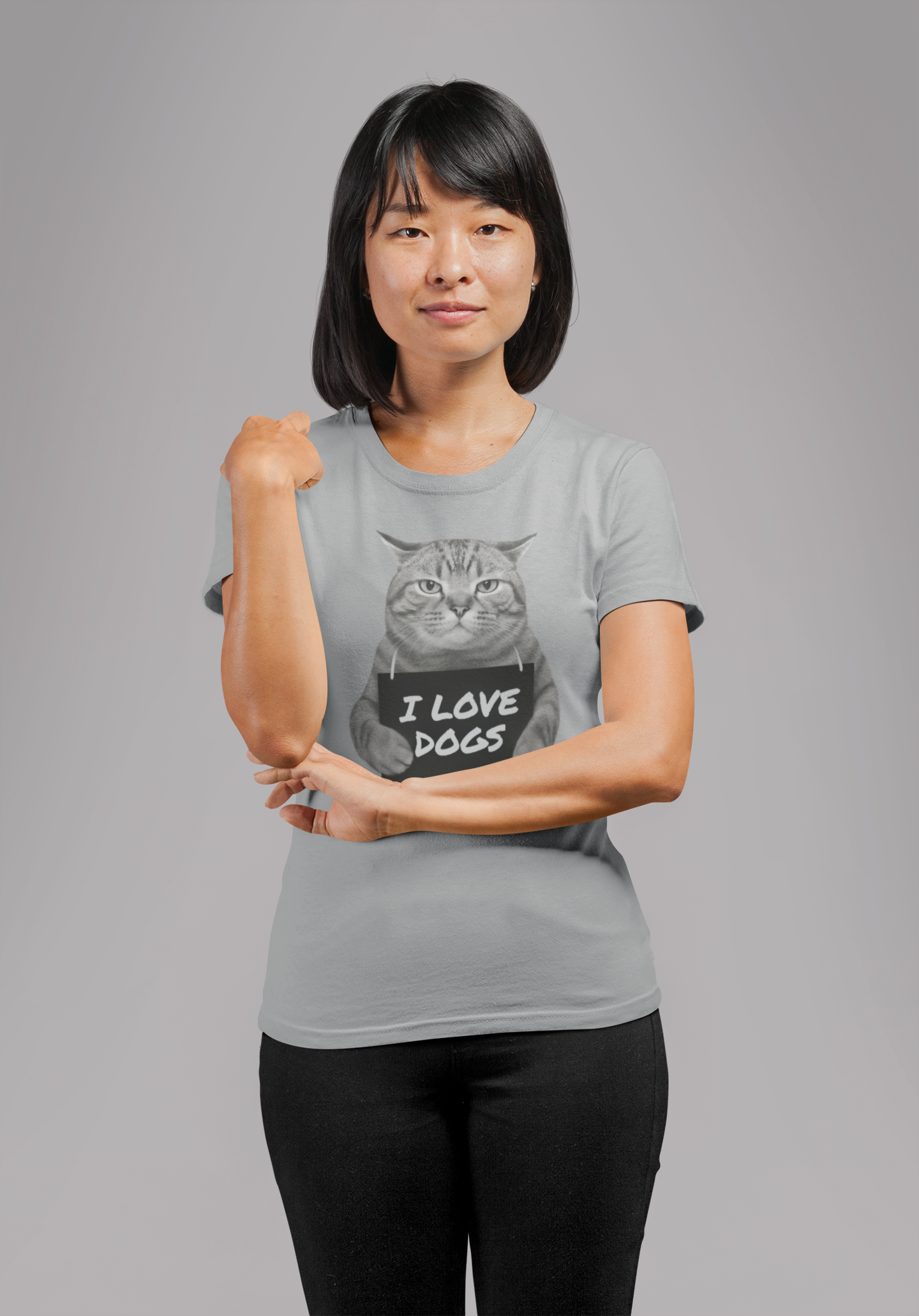 Cute Pet Lover Tee, I Love Dogs Cat Shirt, Animal Lovers Gift, Funny Graphic Tee, Unisex Cotton T-Shirt