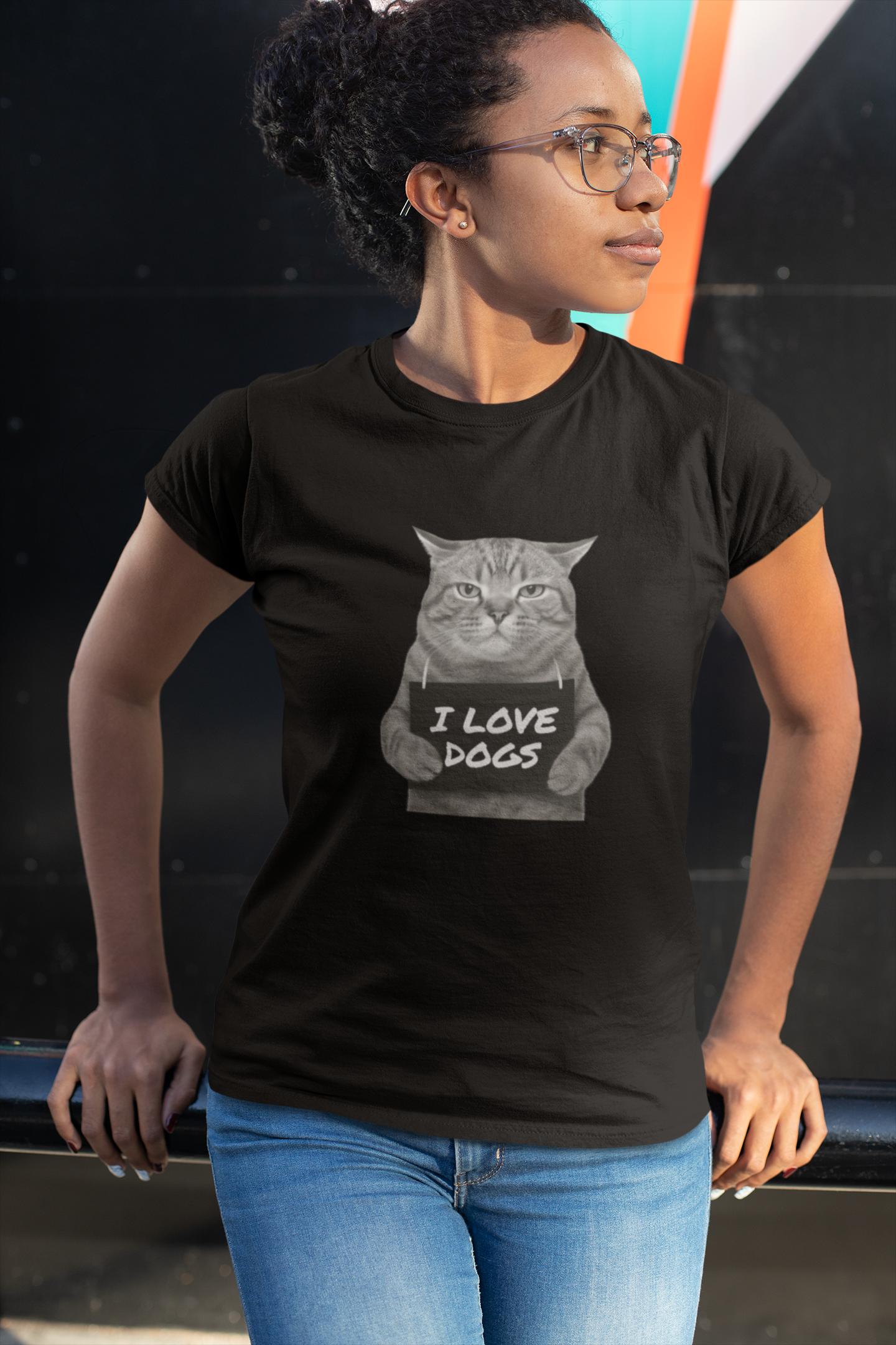 Cute Pet Lover Tee, I Love Dogs Cat Shirt, Animal Lovers Gift, Funny Graphic Tee, Unisex Cotton T-Shirt