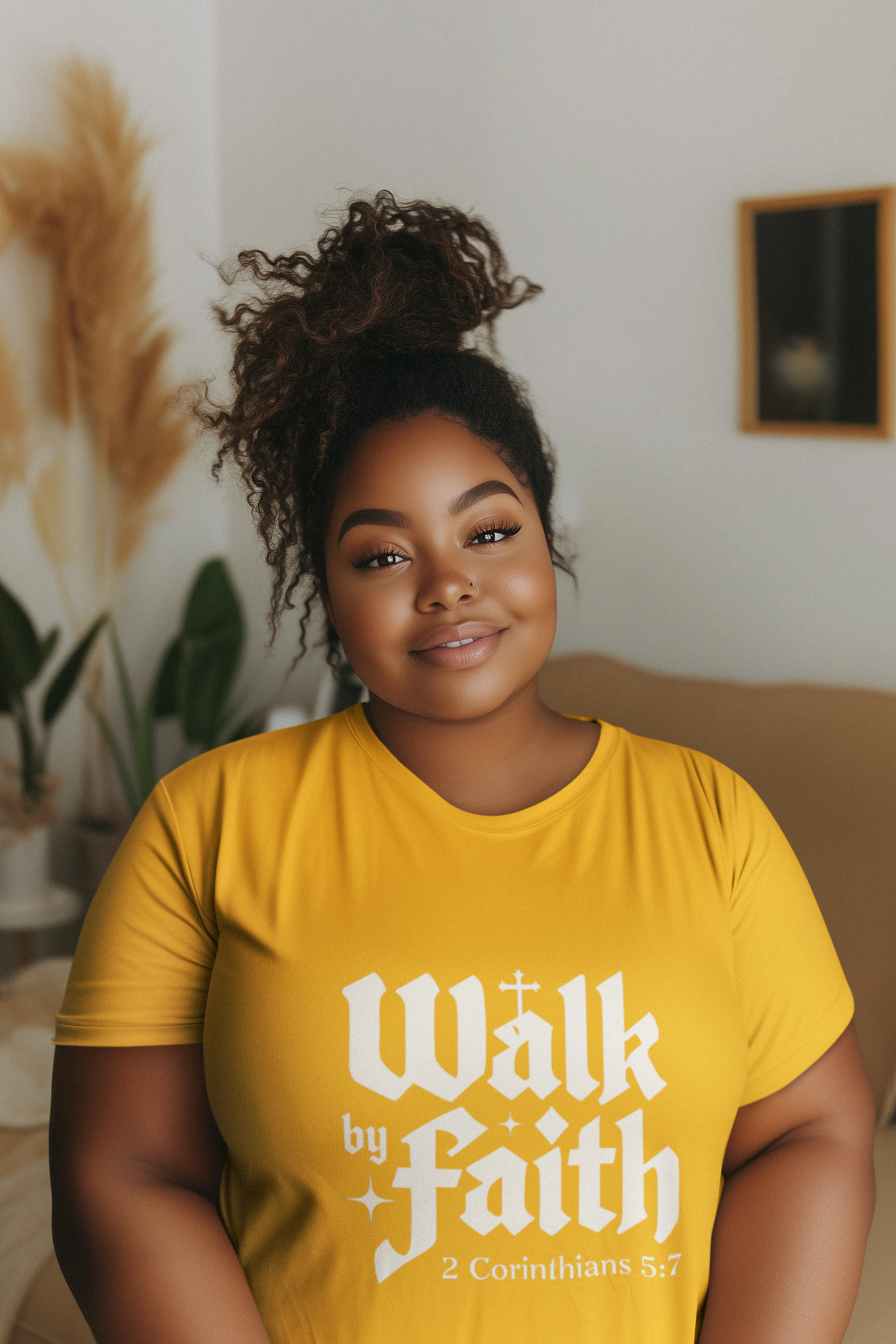 Faith-Inspired Unisex T-Shirt | Walk by Faith, Inspirational Tee, Christian Clothing, Gift for Believers, Casual Faith Wear
