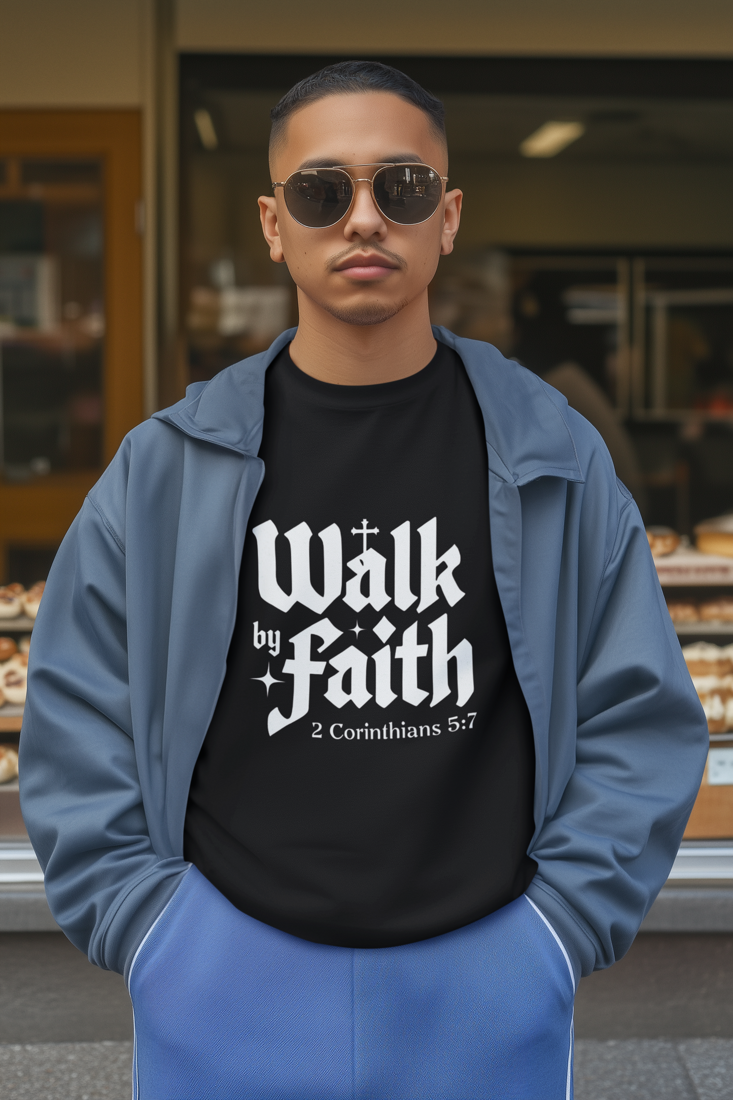 Faith-Inspired Unisex T-Shirt | Walk by Faith, Inspirational Tee, Christian Clothing, Gift for Believers, Casual Faith Wear