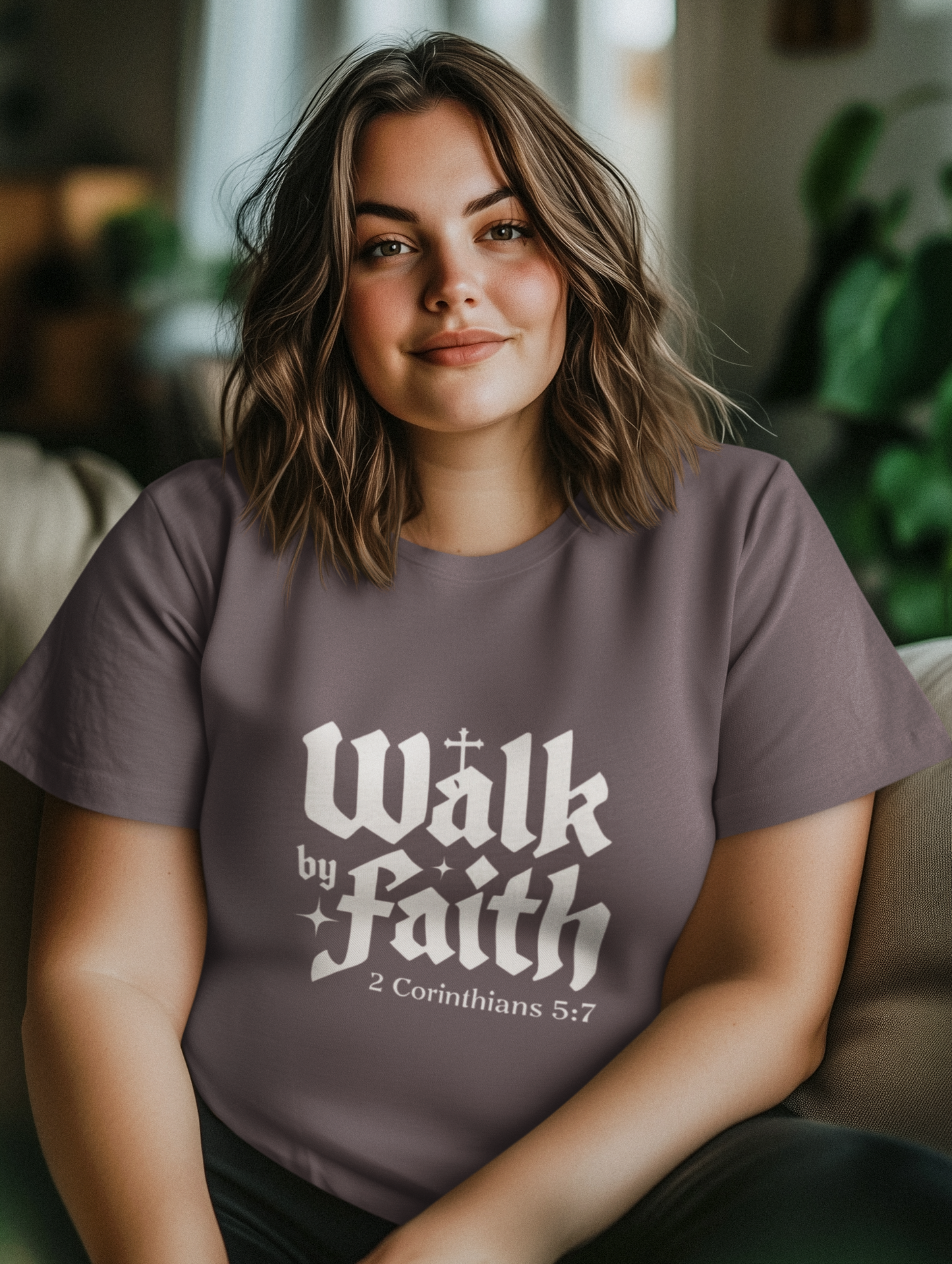 Faith-Inspired Unisex T-Shirt | Walk by Faith, Inspirational Tee, Christian Clothing, Gift for Believers, Casual Faith Wear