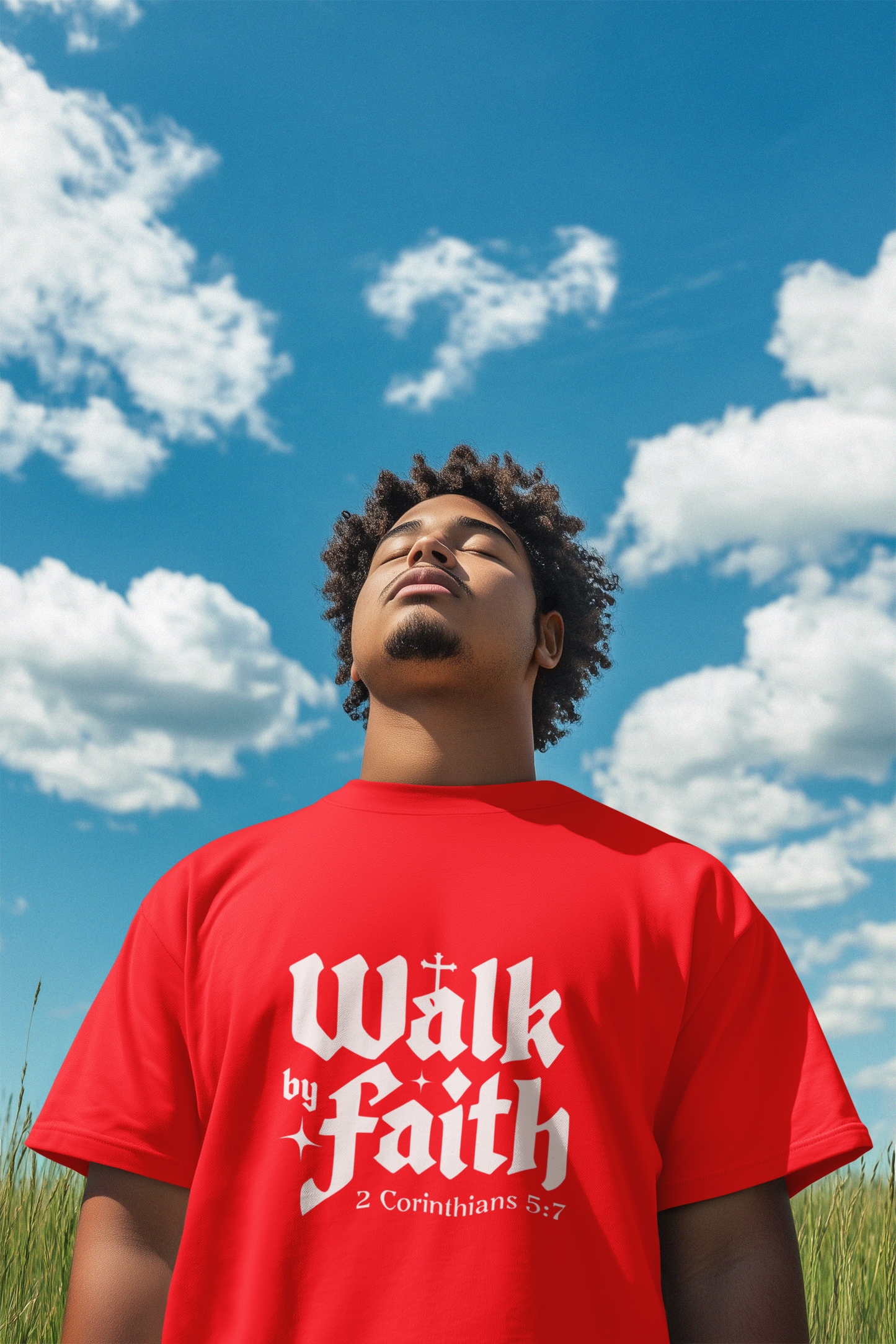 Faith-Inspired Unisex T-Shirt | Walk by Faith, Inspirational Tee, Christian Clothing, Gift for Believers, Casual Faith Wear