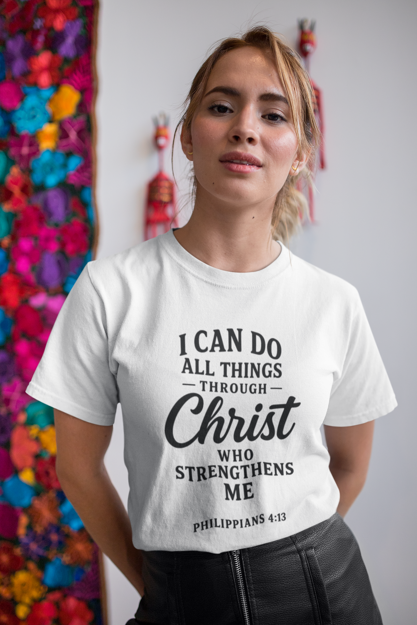 Inspirational Christian T-Shirt, Motivational Tee for Faith, Biblical Quote Apparel, Gift for Believers, Fellowship Event Wear