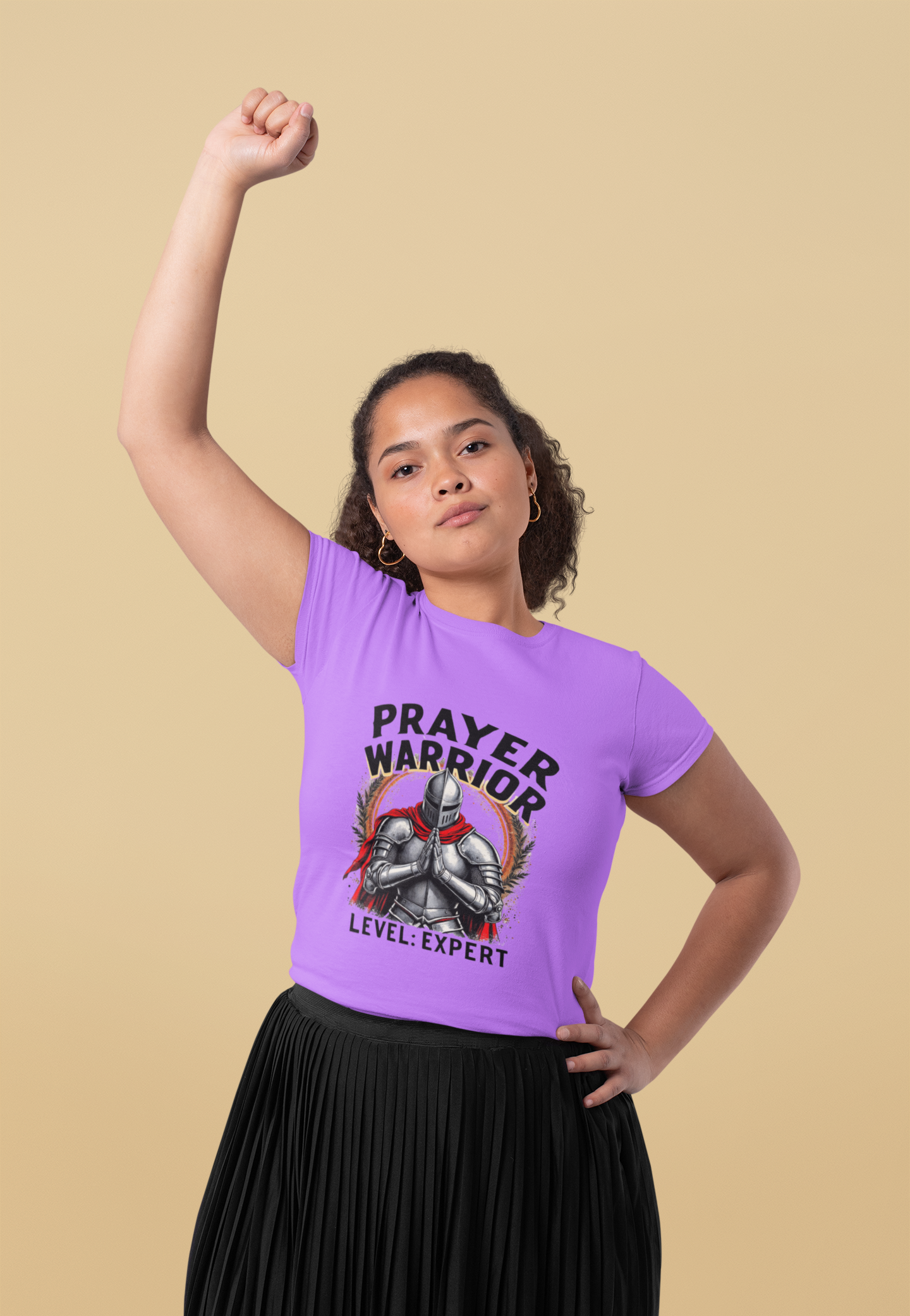 Prayer Warrior Unisex T-Shirt | Faith-Based Apparel, Inspirational Gift, Spiritual Wear, Christian Clothing, Religious Tees