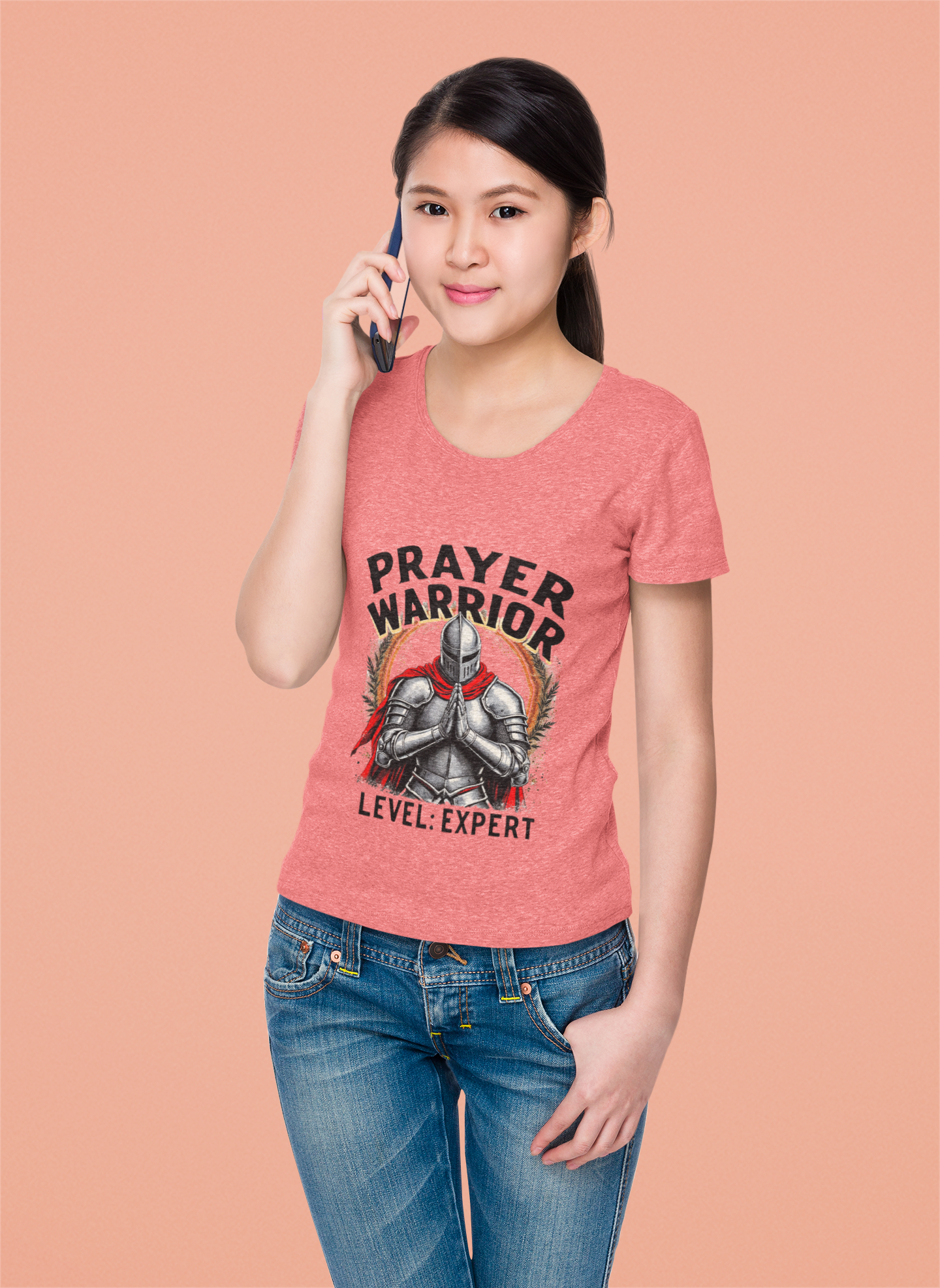 Prayer Warrior Unisex T-Shirt | Faith-Based Apparel, Inspirational Gift, Spiritual Wear, Christian Clothing, Religious Tees