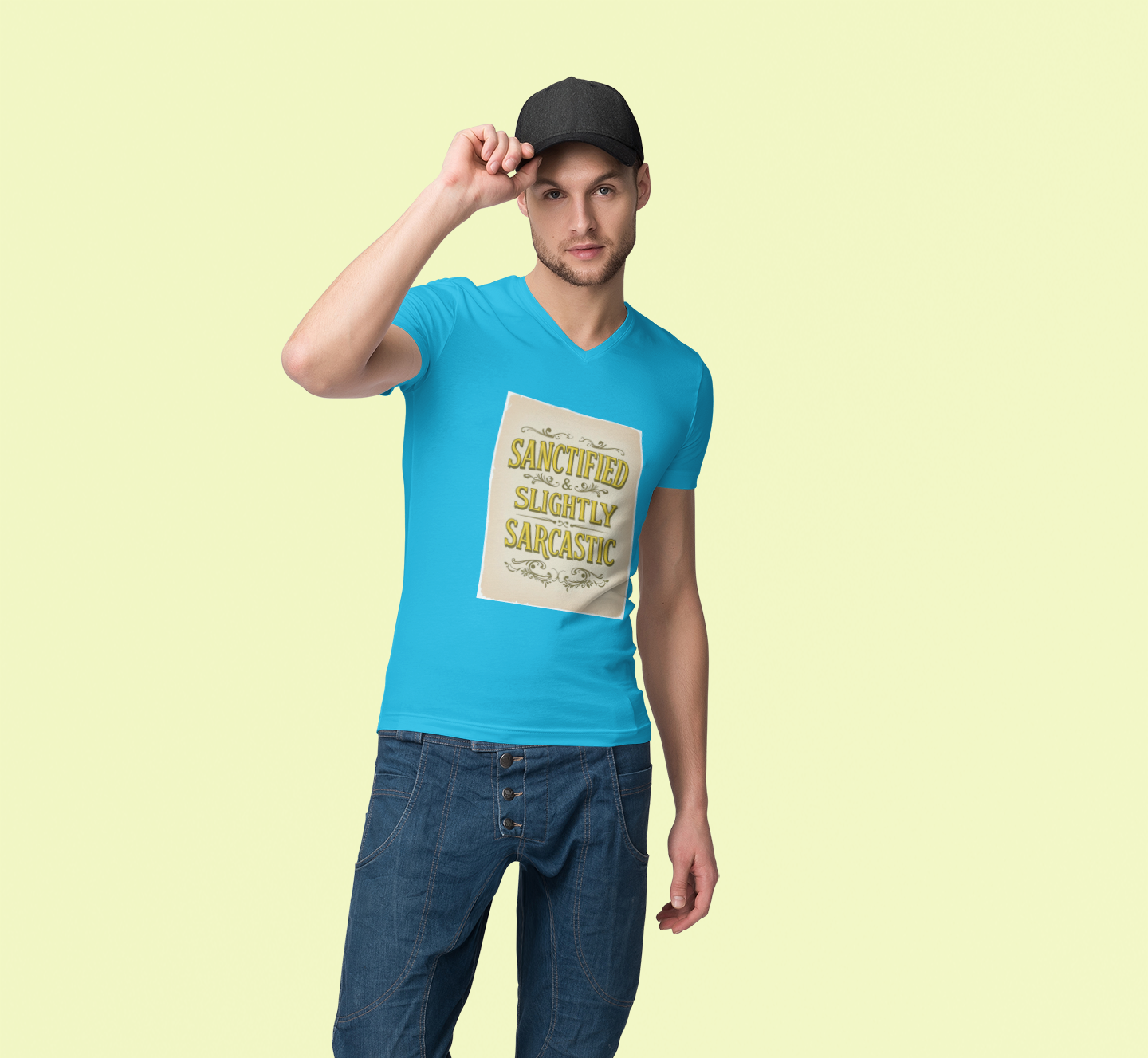 Sanctified & Slightly Sarcastic Unisex T-Shirt | Funny Graphic Tee for Everyday Wear, Gift for Friends, Humor Shirt, Casual Outfit, [...]