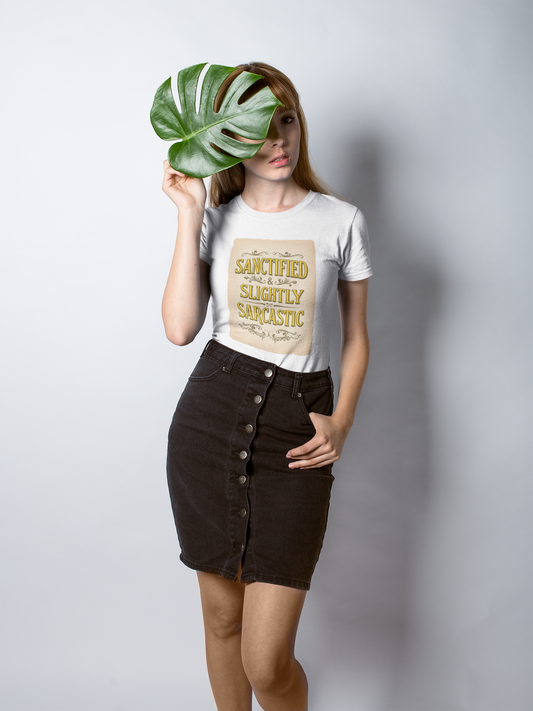 Sanctified & Slightly Sarcastic Unisex T-Shirt | Funny Graphic Tee for Everyday Wear, Gift for Friends, Humor Shirt, Casual Outfit, [...]