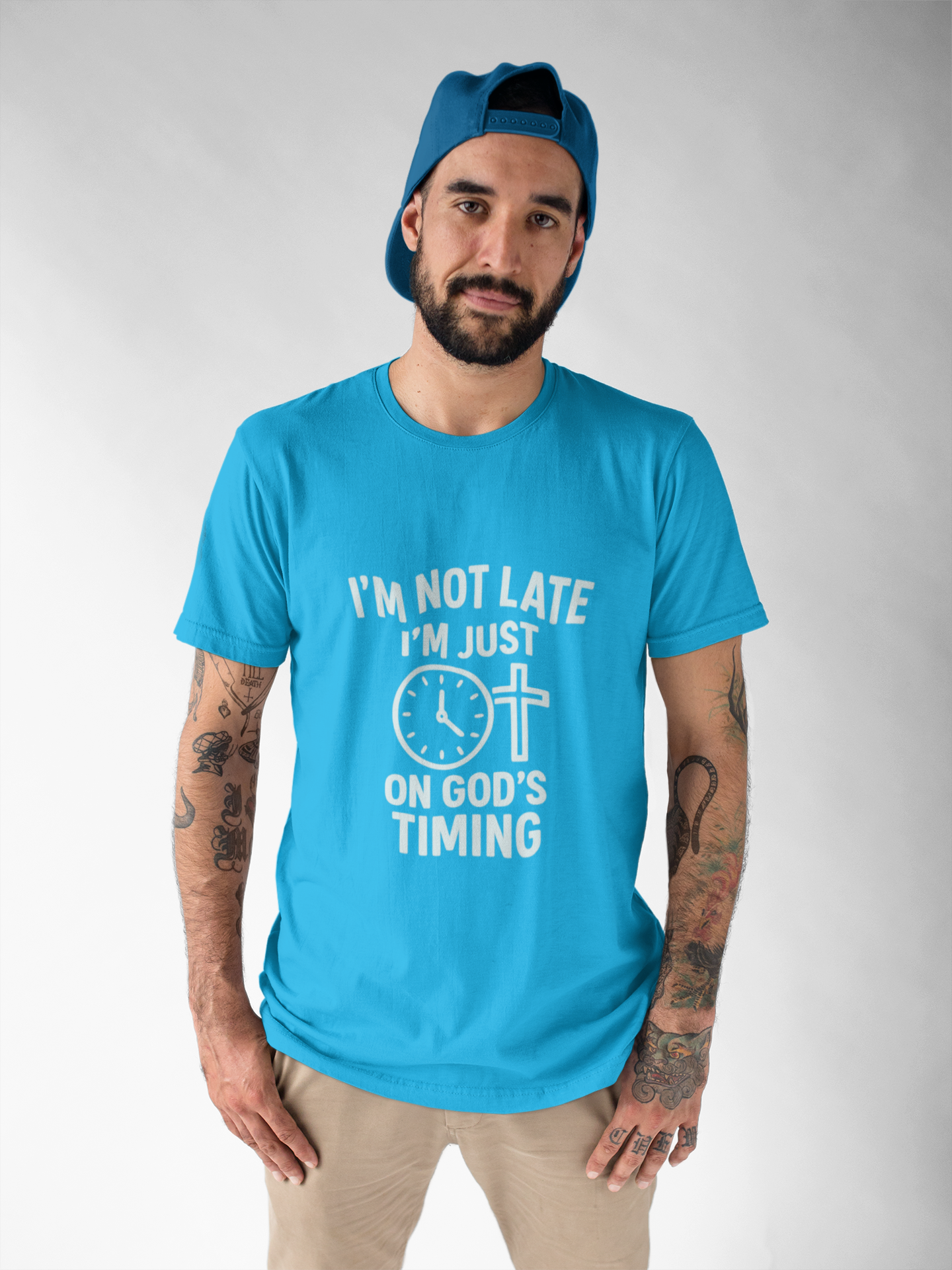 God's Timing T-Shirt, Christian Shirt, Faith-Based Apparel, Religious Gift, Casual Wear