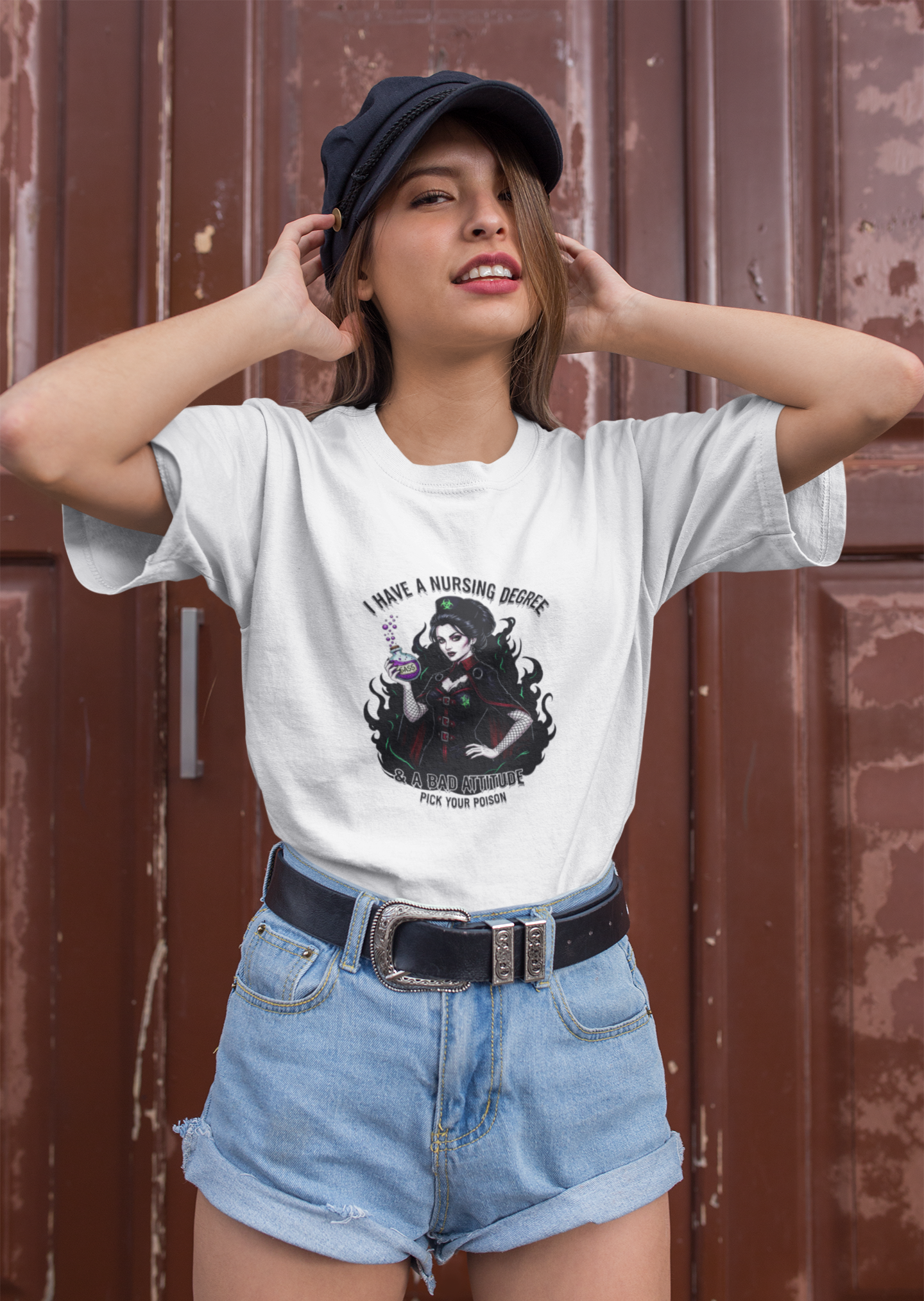 Nursing Humor Tee, Funny Nursing Shirt, Gift for Nurses, Healthcare Apparel, Unisex Cotton T-Shirt
