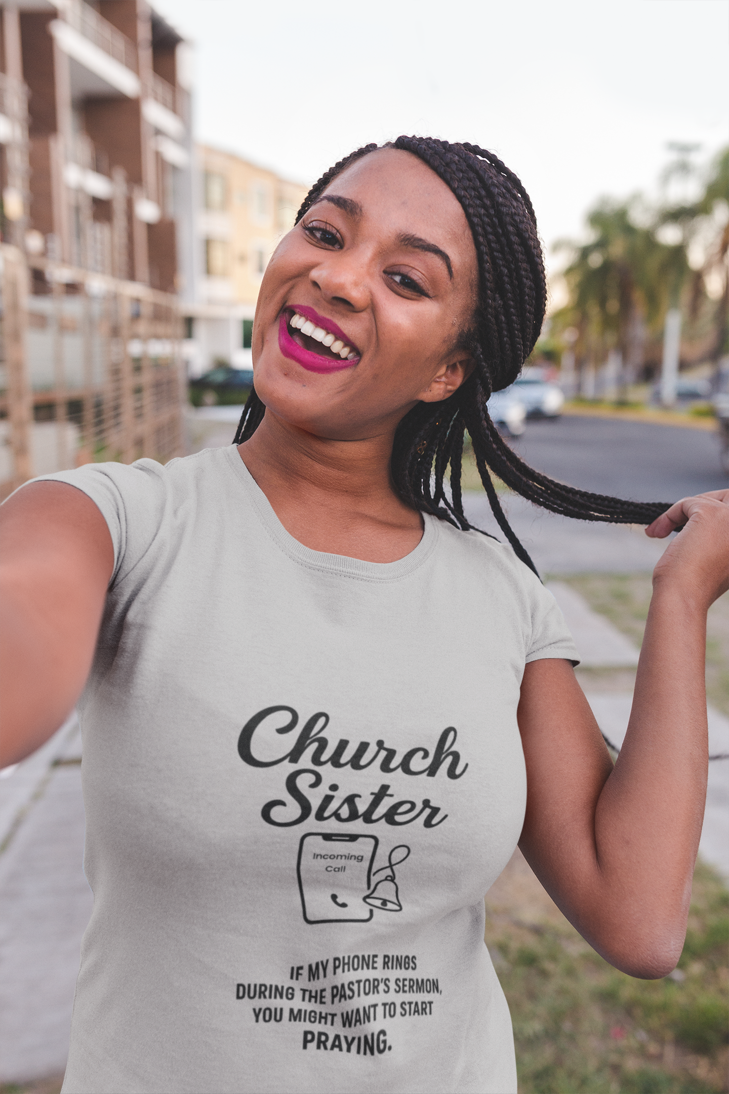Church Sister T-Shirt | Funny Christian Tee, Church Apparel, Gifts for Churchgoers, Unisex T-Shirt, Religious Humor Shirt