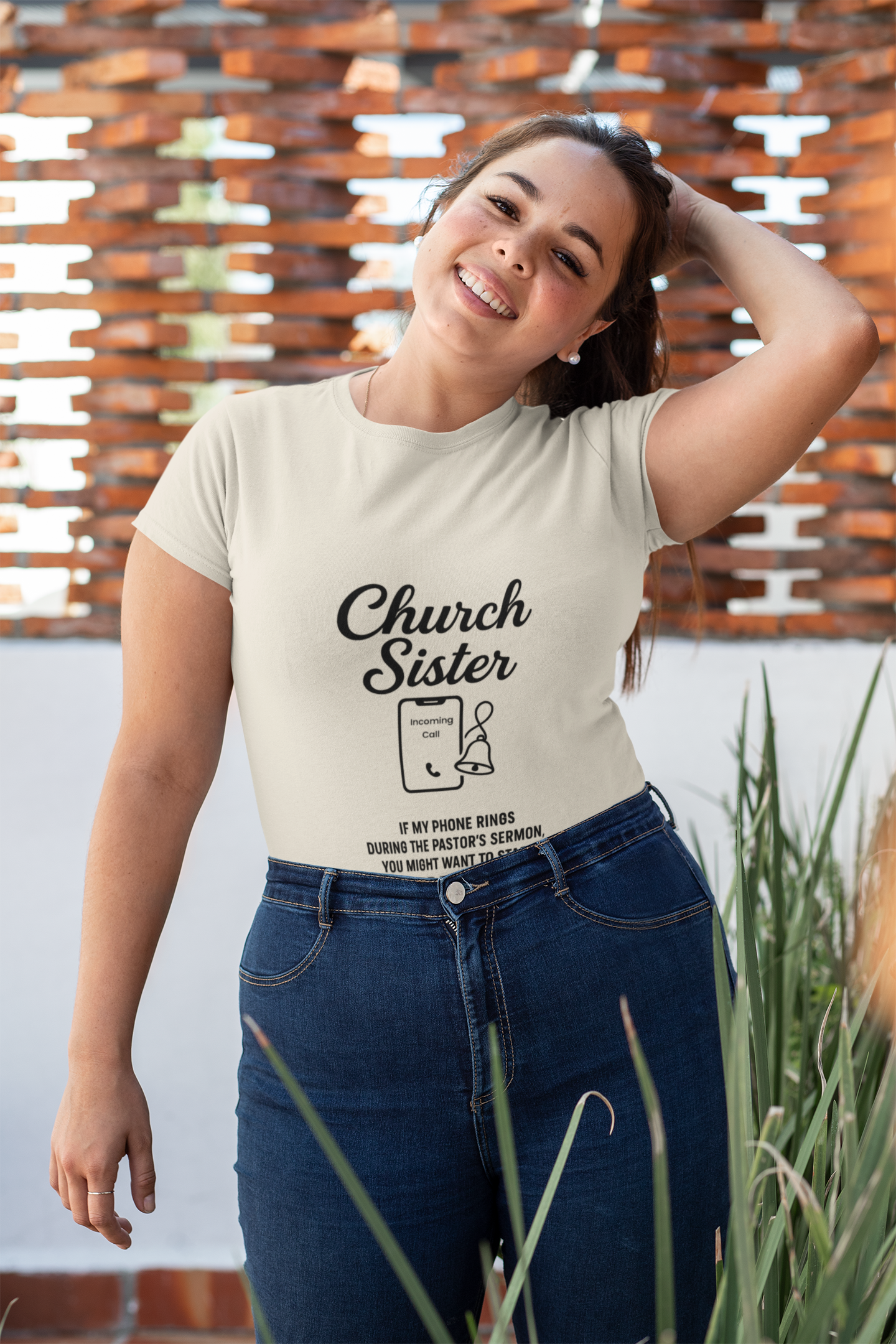 Church Sister T-Shirt | Funny Christian Tee, Church Apparel, Gifts for Churchgoers, Unisex T-Shirt, Religious Humor Shirt