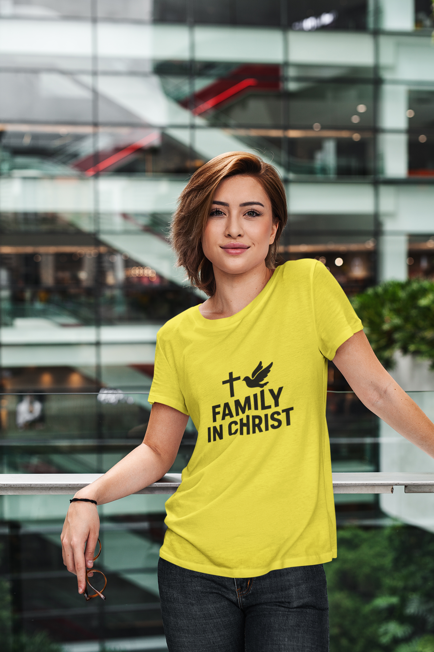 Faith-Inspired Family T-Shirt, Christian Gift, Unisex Tee for Family Events, Church Outfits, Religious Apparel