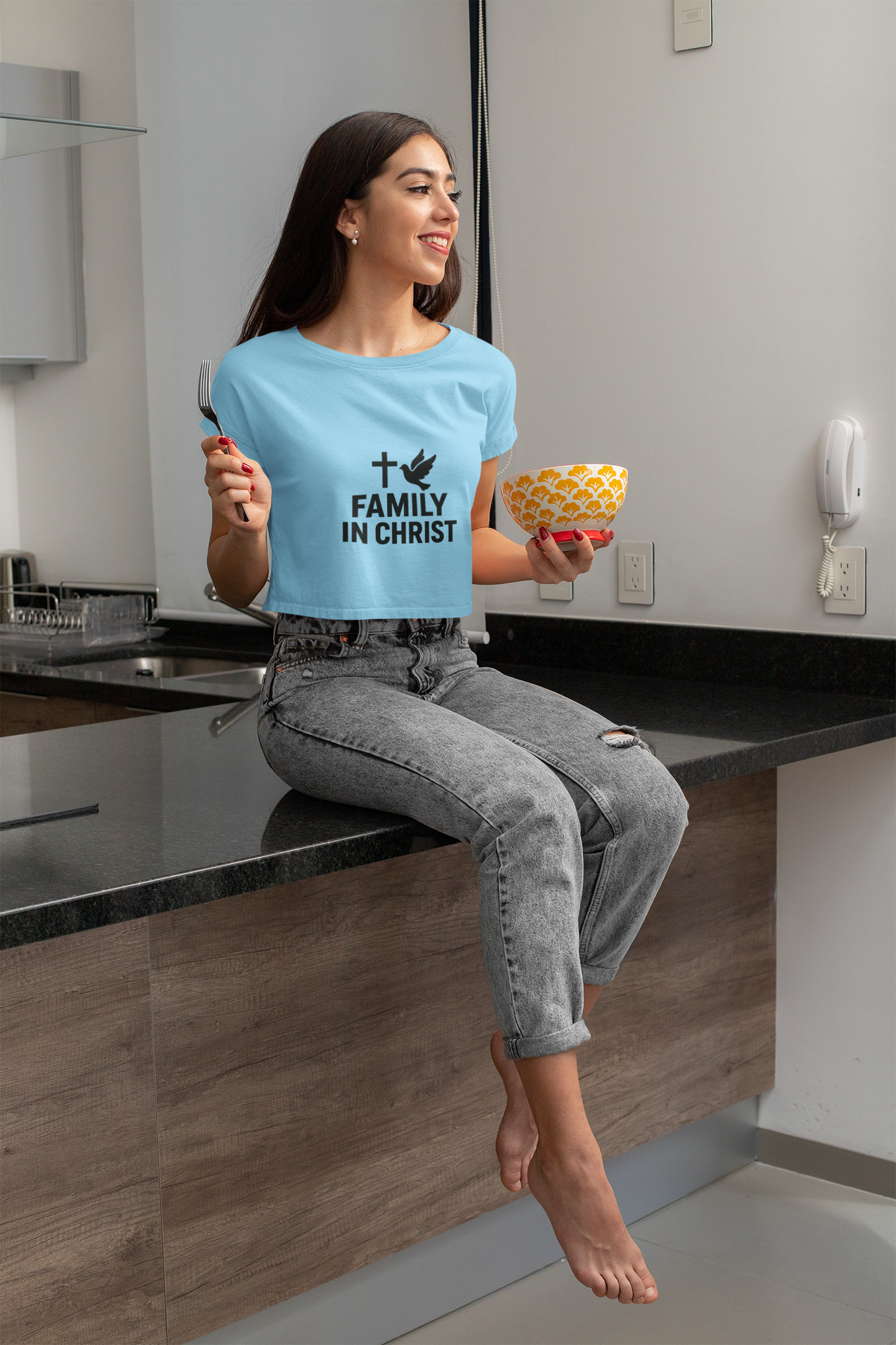 Faith-Inspired Family T-Shirt, Christian Gift, Unisex Tee for Family Events, Church Outfits, Religious Apparel
