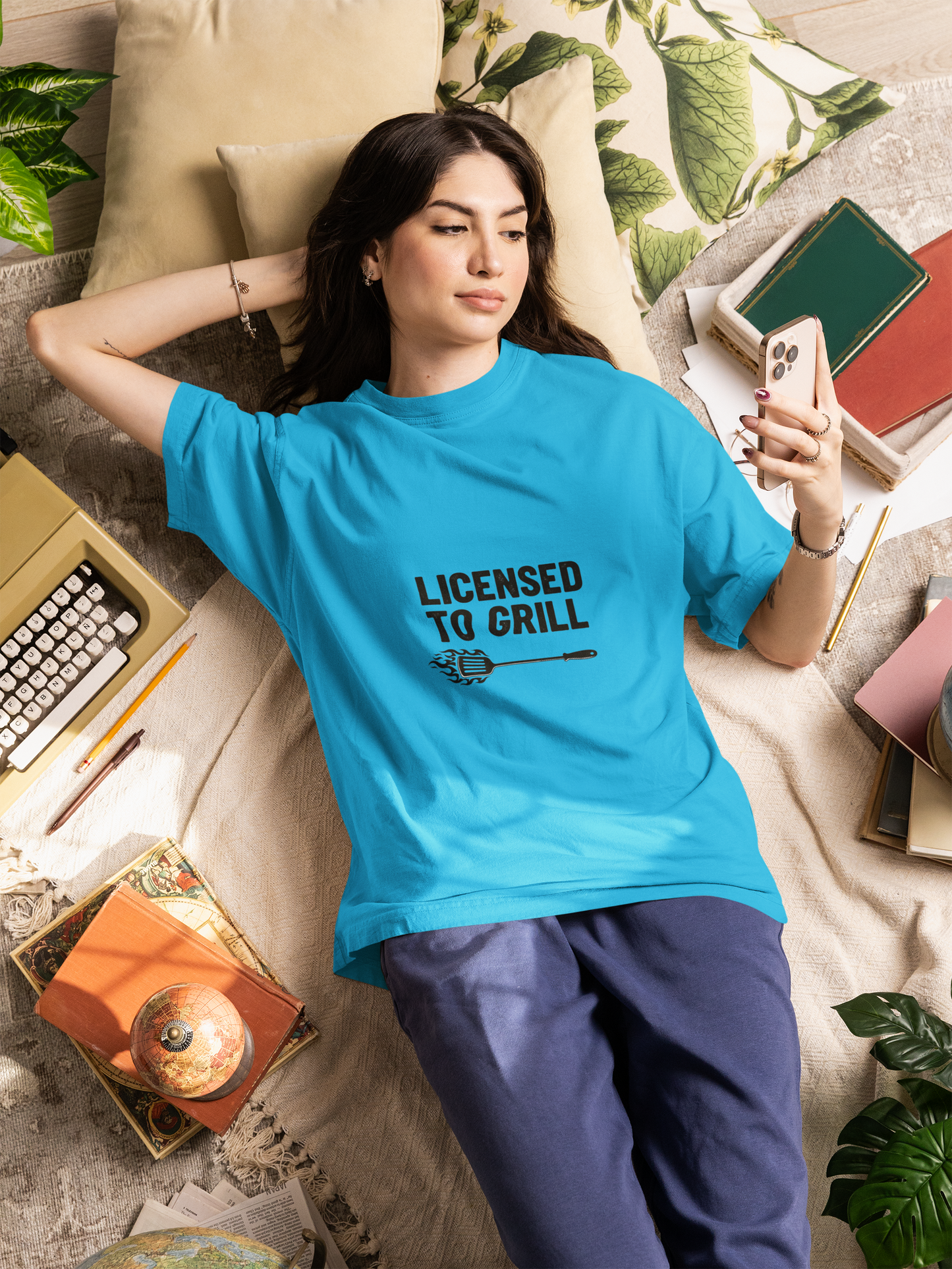 Licensed to Grill Unisex T-Shirt | Funny BBQ Apparel, Grilling Gift, Summer Cookout Top, Foodie Shirt, Outdoor Party Wear