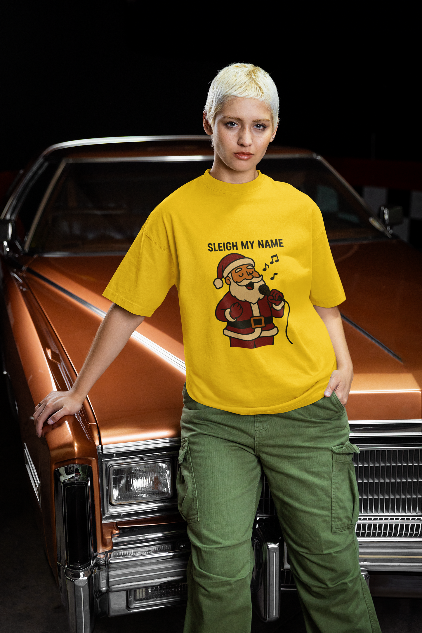 Santa Sleigh My Name Unisex T-Shirt