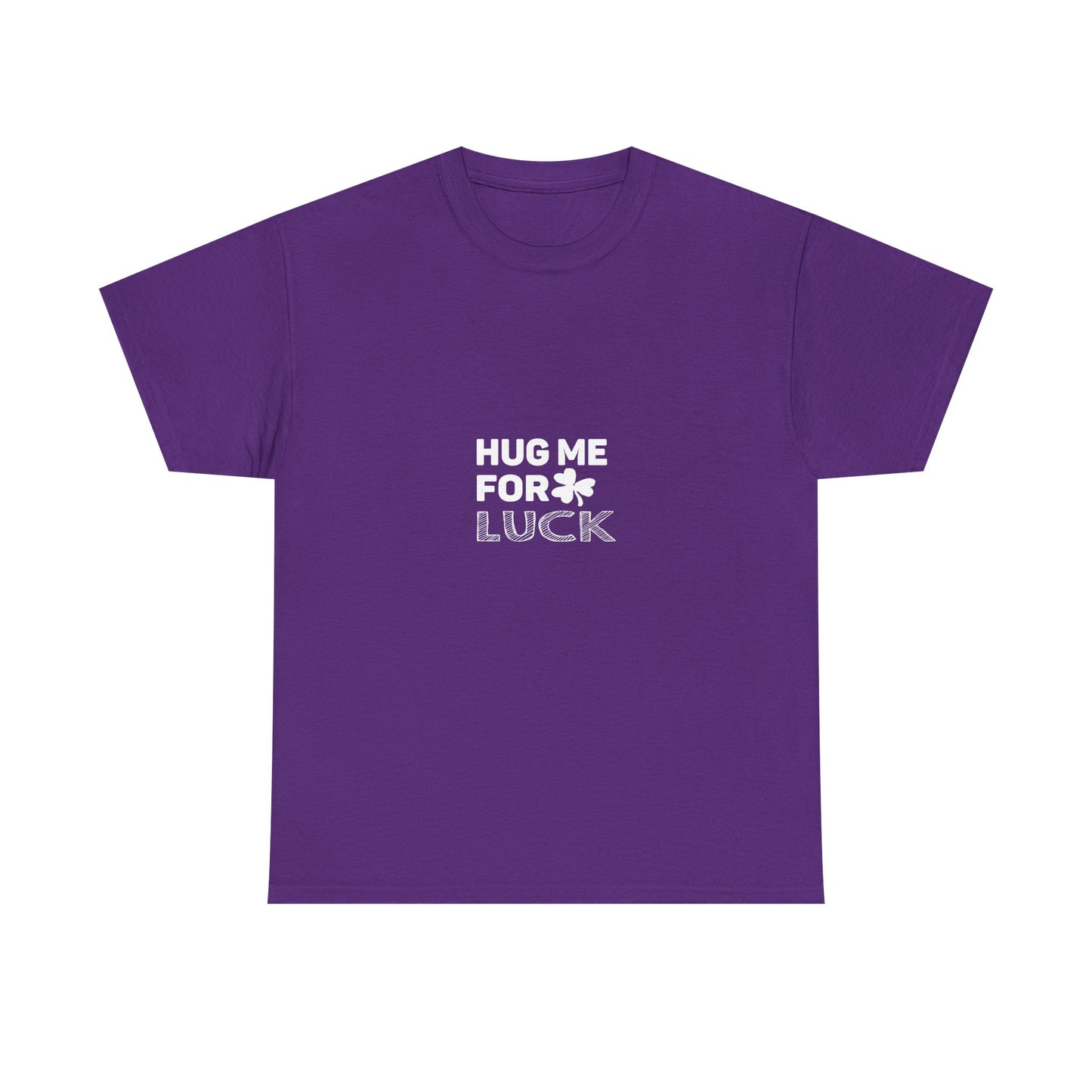 Lucky Hug Unisex Tee, Casual Wear, Gift for Friends, Good Luck Shirt, Birthday Gift, Positive Vibes