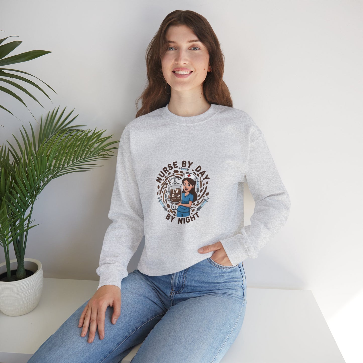 Nurse Crewneck Sweatshirt, Nurse Gift, Medical Apparel, Funny Sweatshirt, Healthcare Worker Gift, Comfortable Pullover
