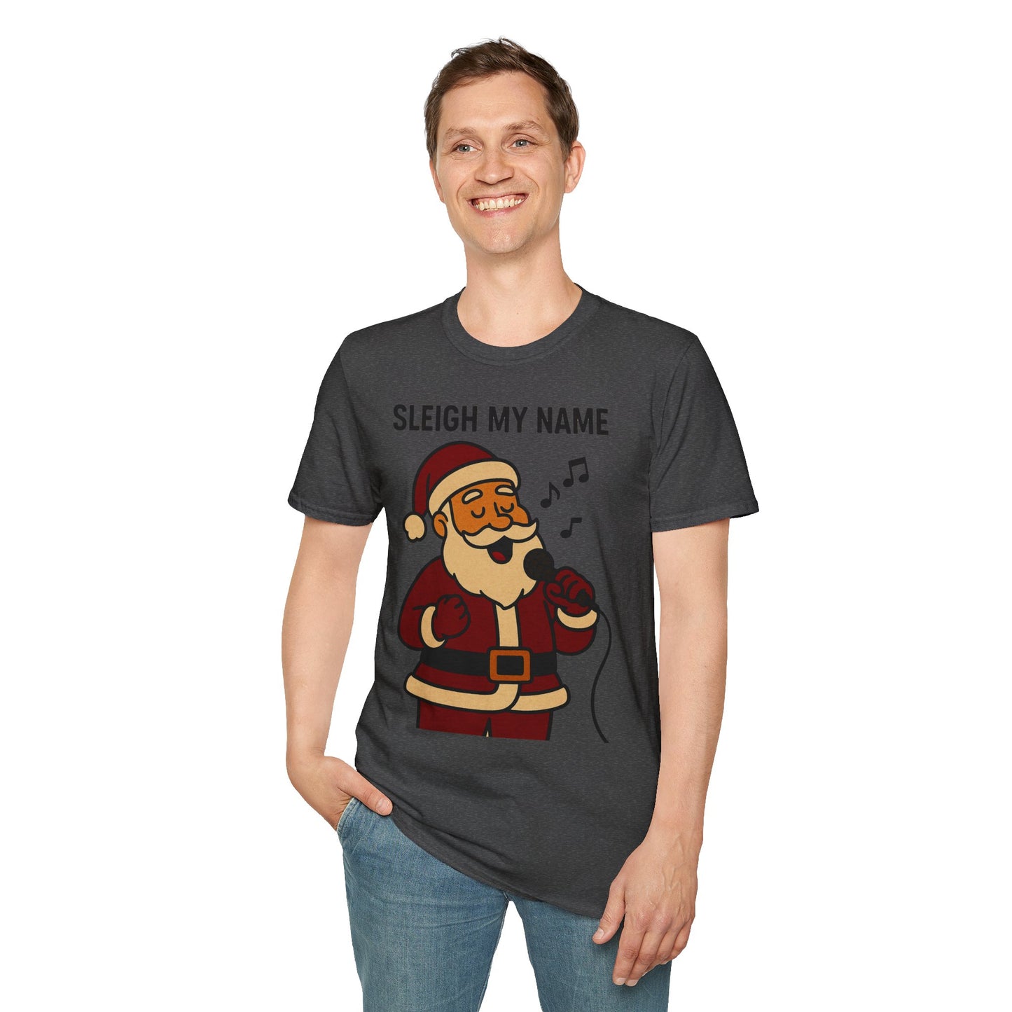 Santa Sleigh My Name Unisex T-Shirt