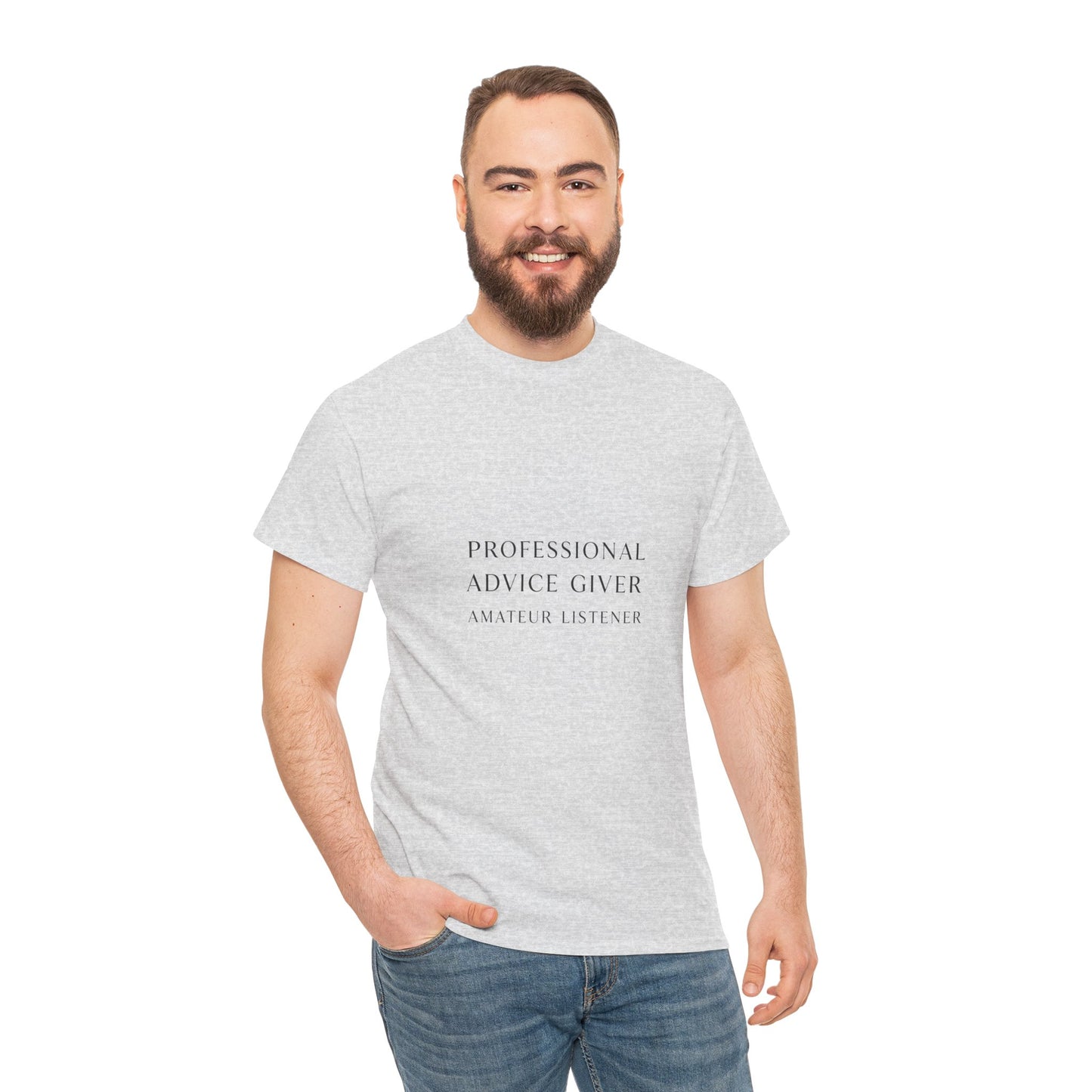 Professional Advice Giver Unisex Heavy Cotton Tee, Gift for Best Friend, Casual Wear, Advice Giver Shirt, Funny Tee, Unique Gift